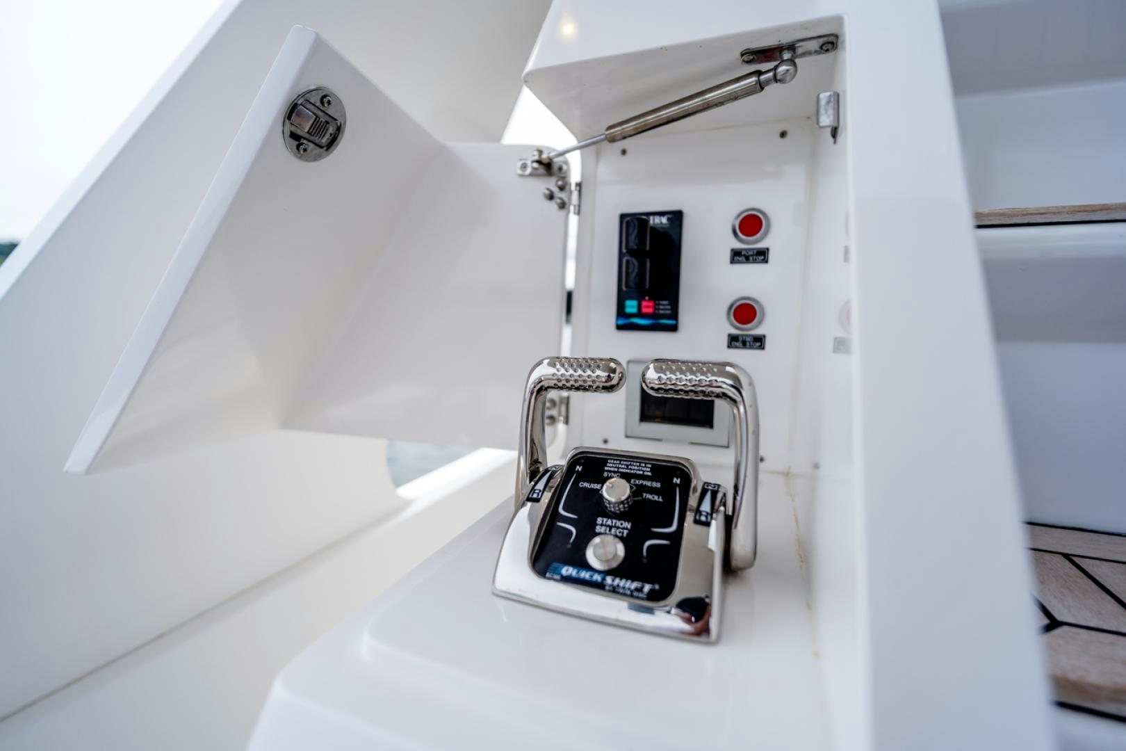 a machine with a screen aboard MAHALO Yacht for Sale
