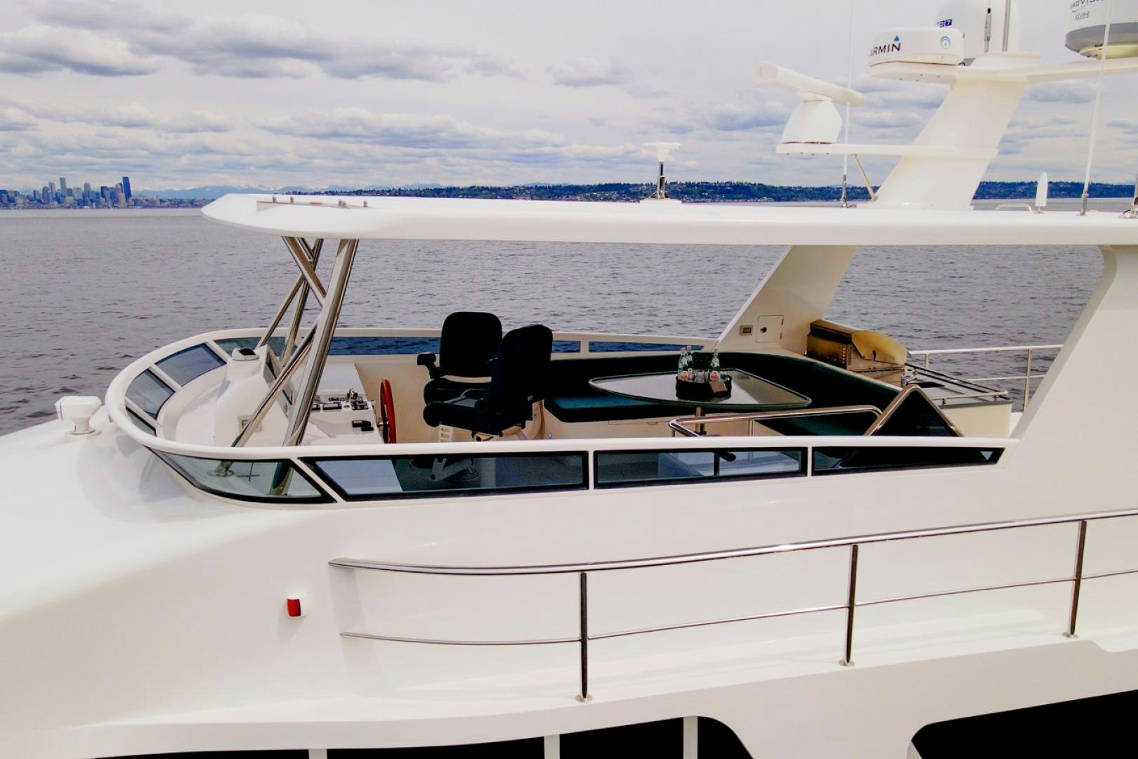a boat on the water aboard MAHALO Yacht for Sale