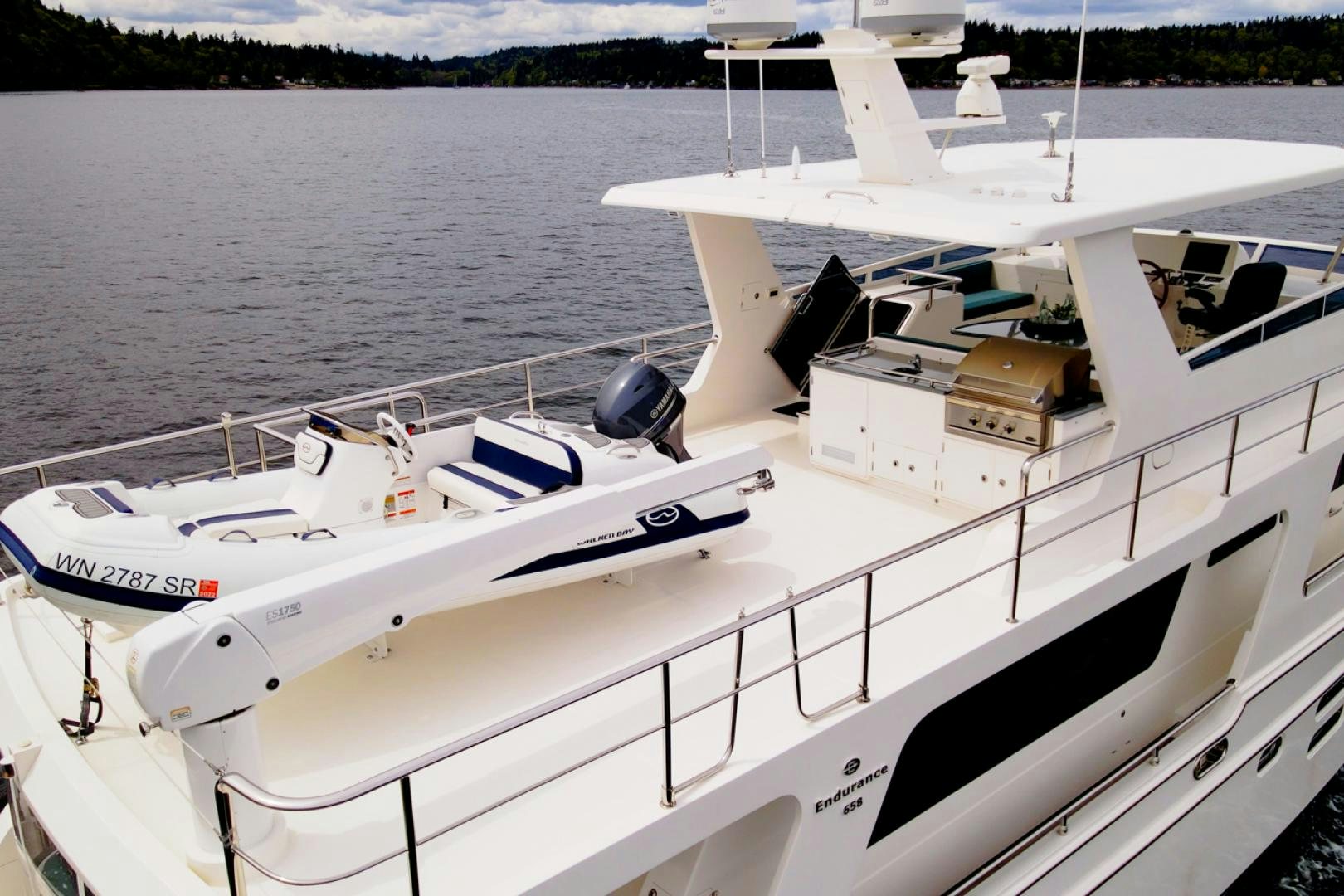 a boat on the water aboard MAHALO Yacht for Sale
