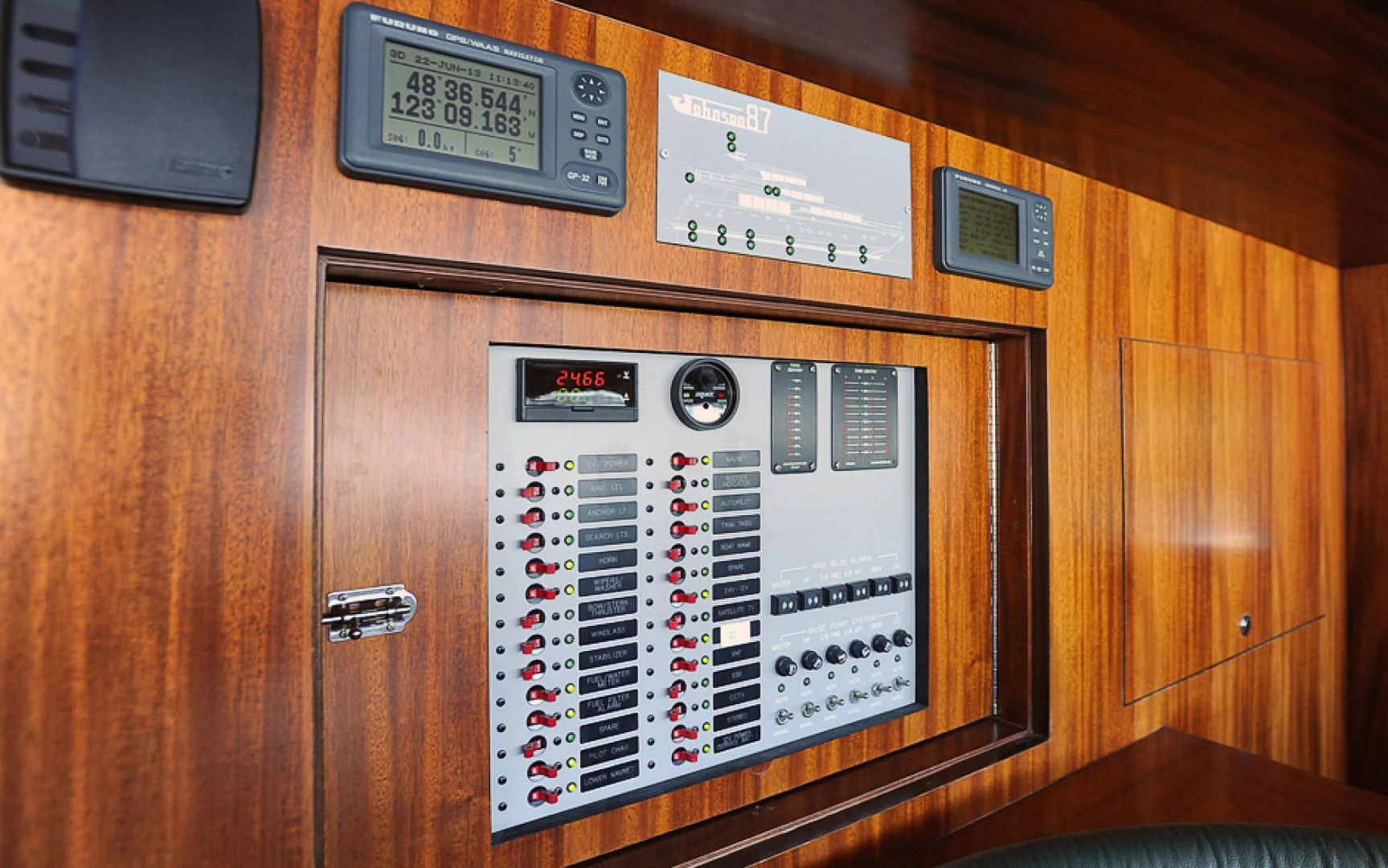 a machine on the counter aboard MARANATHA Yacht for Sale