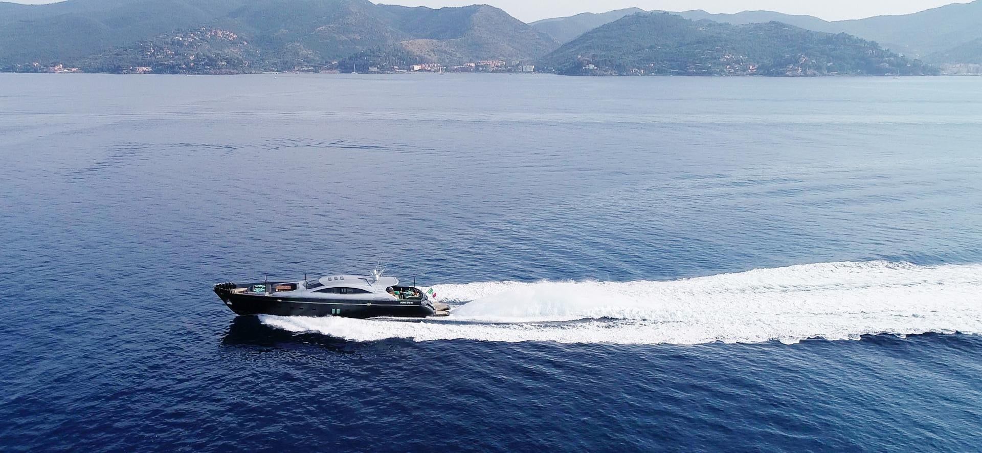 a boat on the water aboard ALE.MIA Yacht for Sale