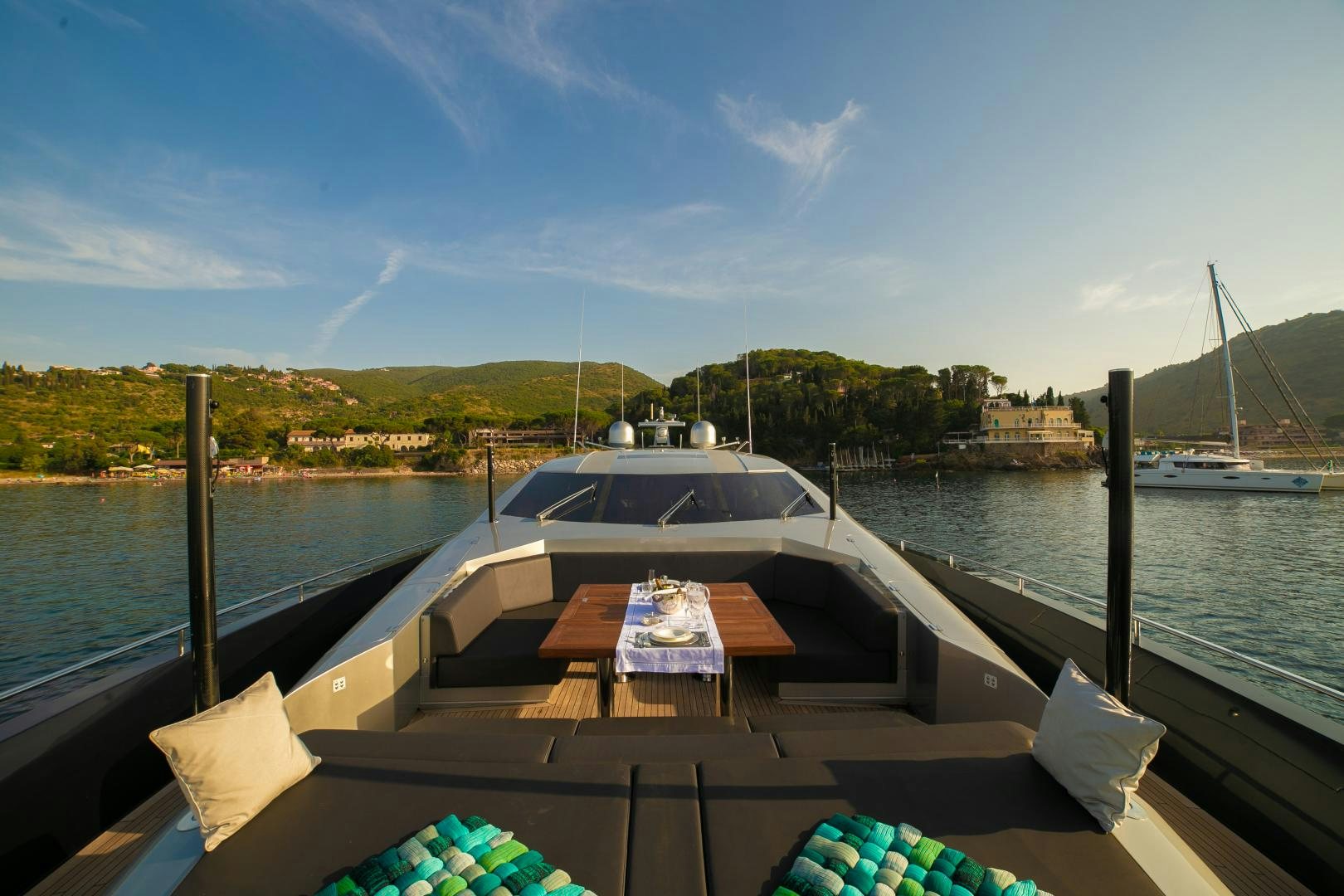 a boat on the water aboard ALE.MIA Yacht for Sale