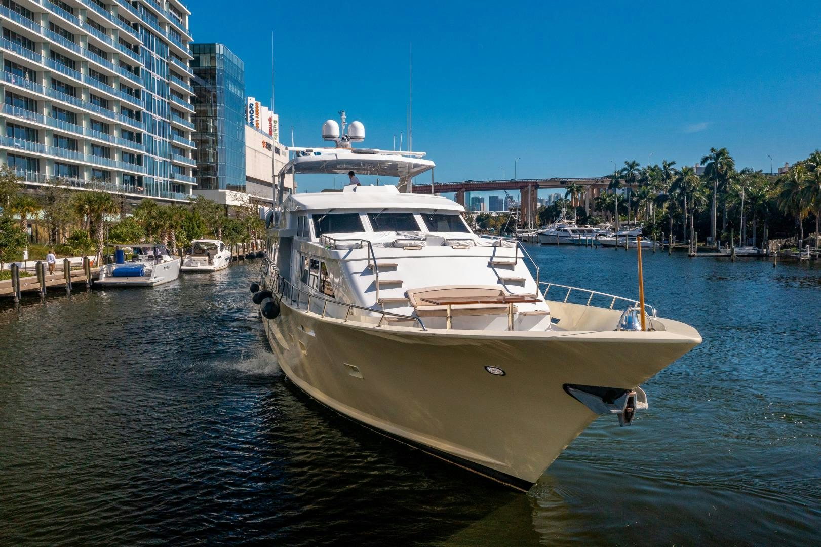 a boat in the water aboard A PLACE IN THE SUN Yacht for Sale