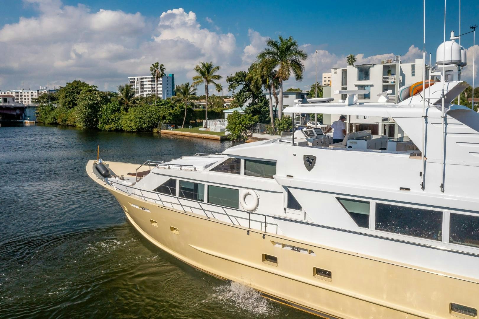 a boat on the water aboard A PLACE IN THE SUN Yacht for Sale