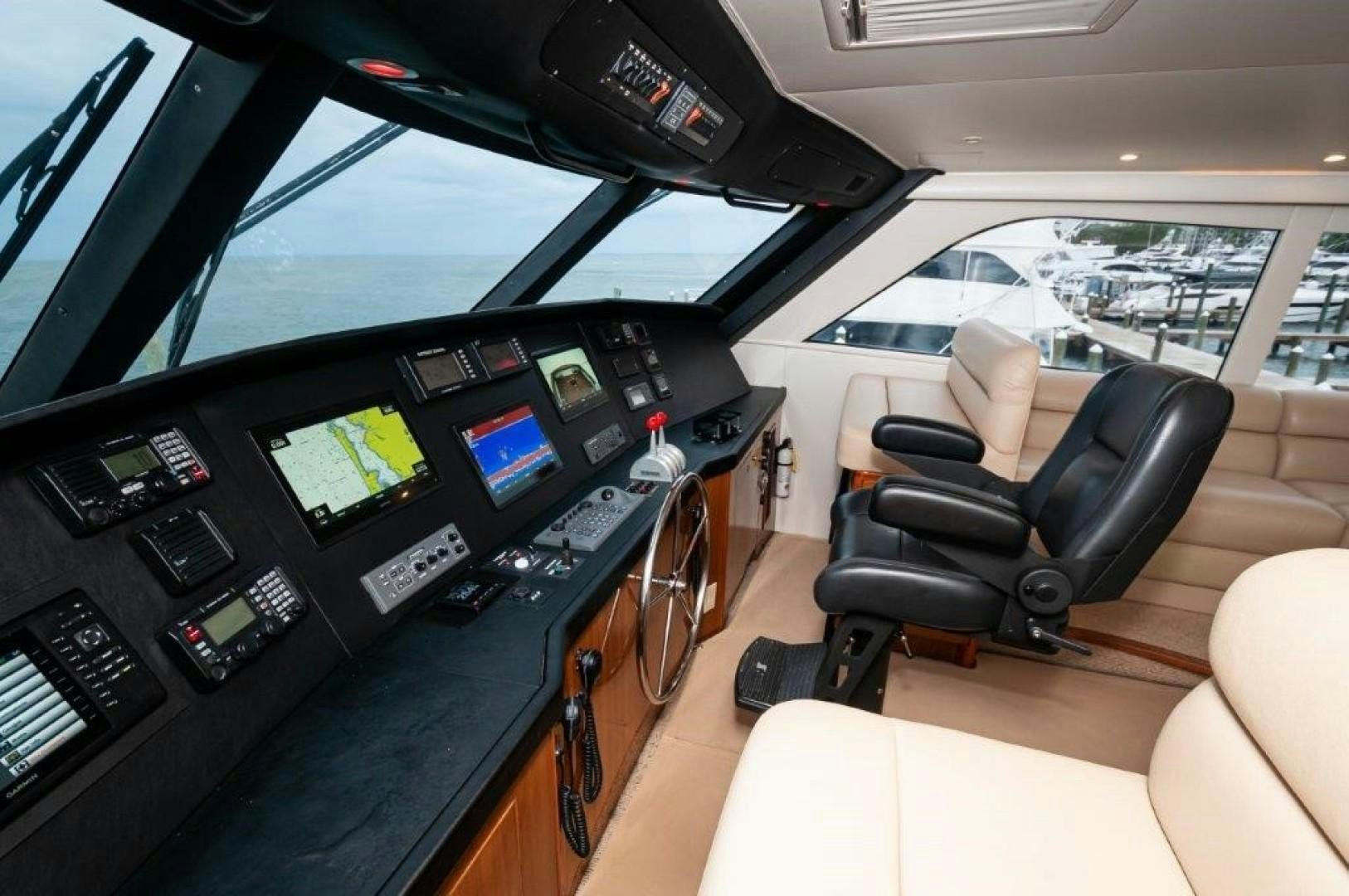 inside of a car aboard Hoof Hearted Yacht for Sale