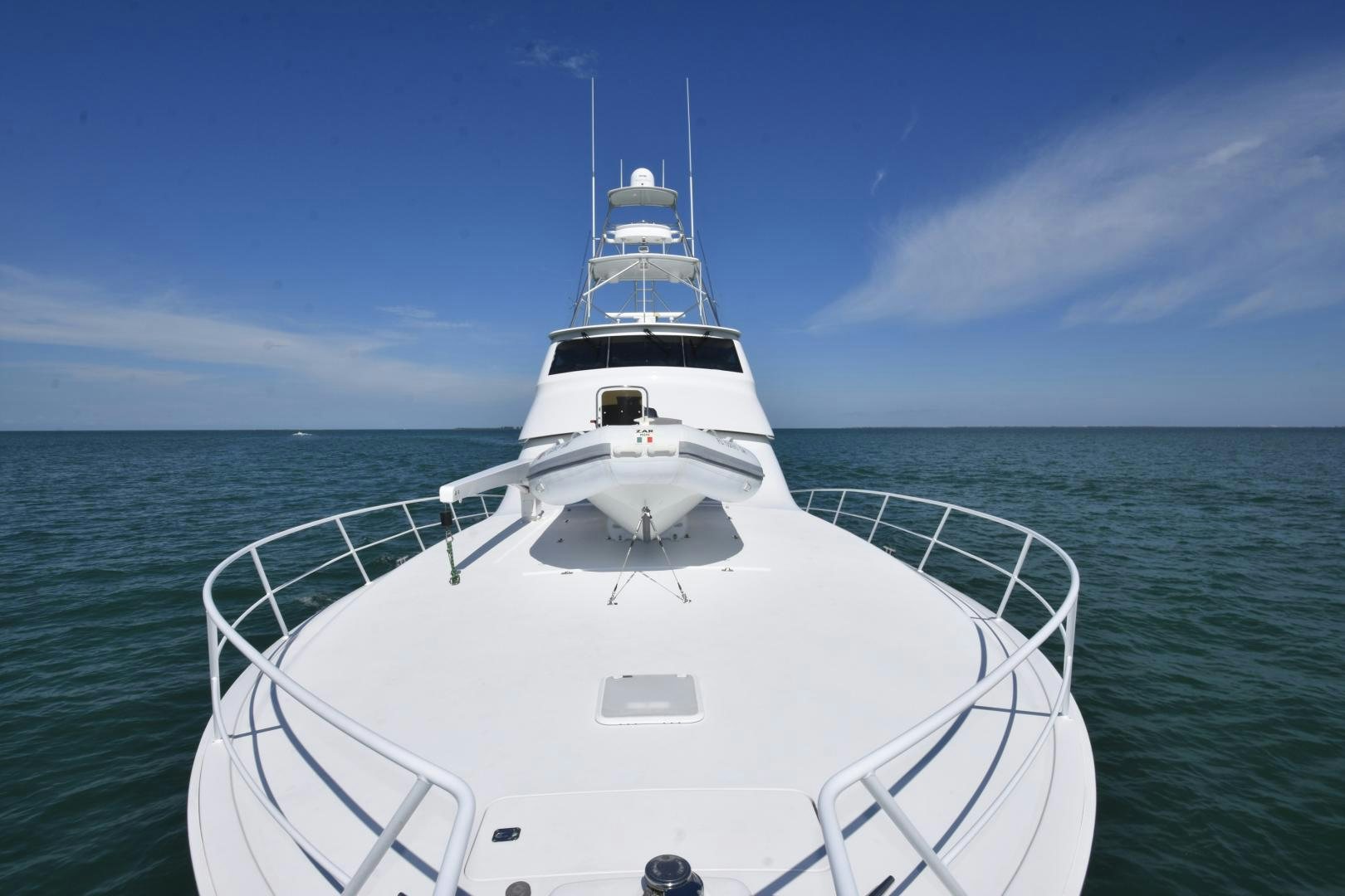 a boat in the water aboard Hoof Hearted Yacht for Sale