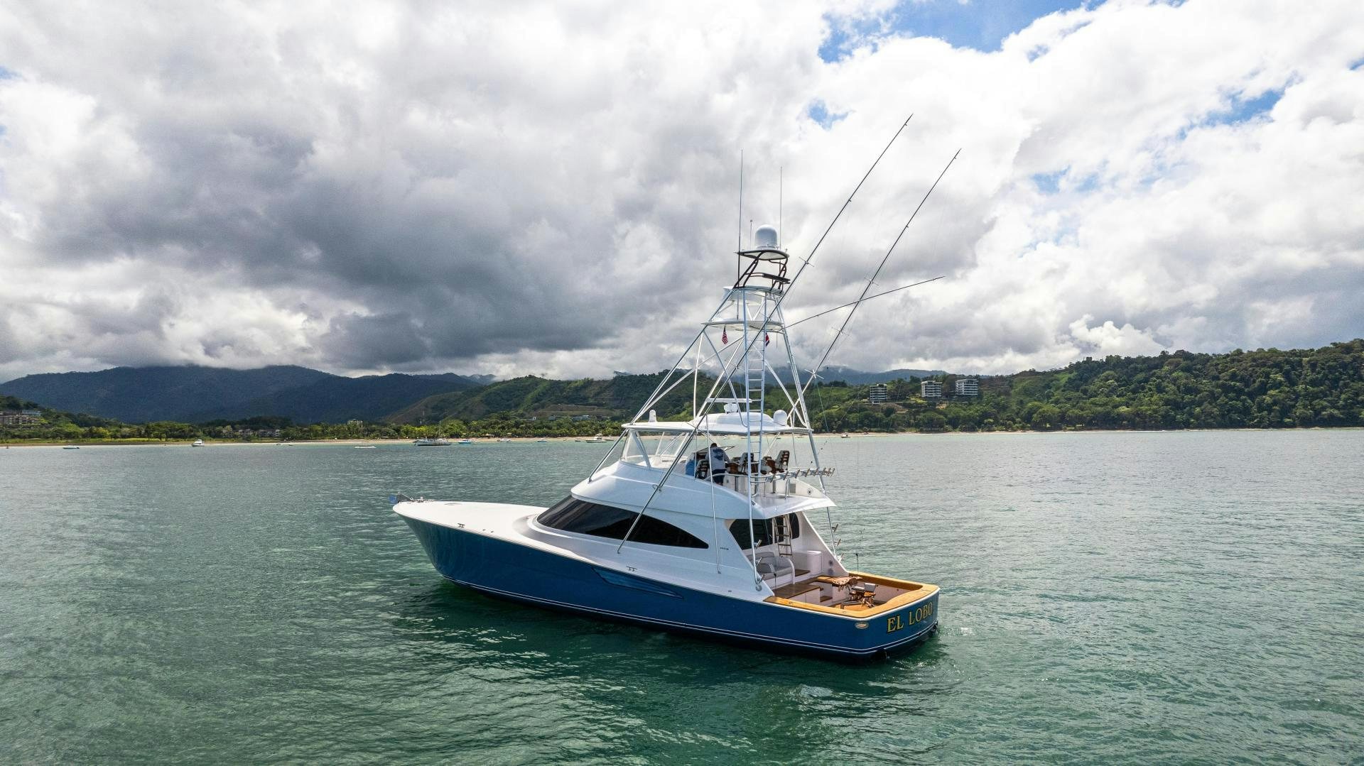 a boat in the water aboard EL LOBO Yacht for Sale