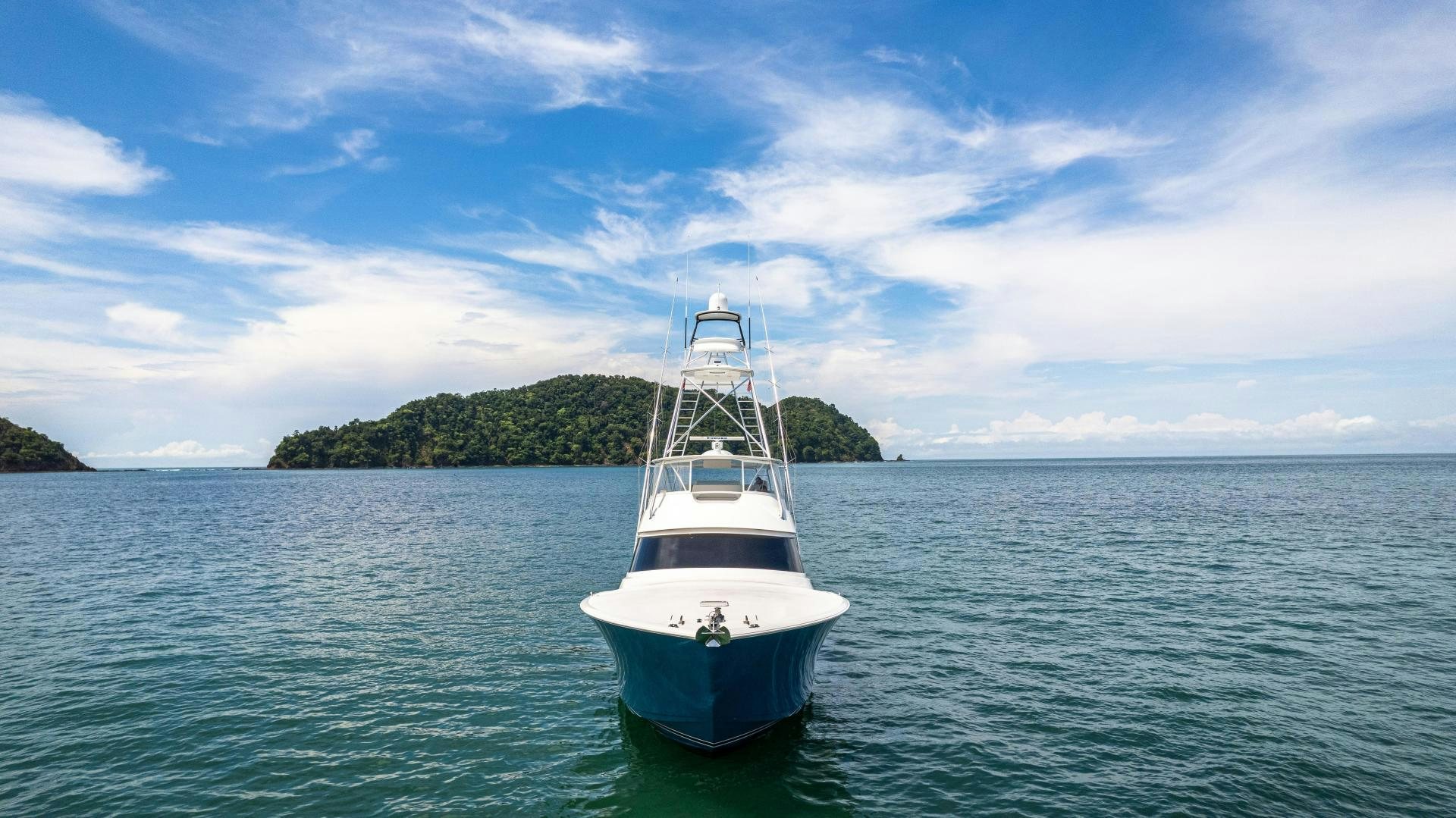 a boat in the water aboard EL LOBO Yacht for Sale