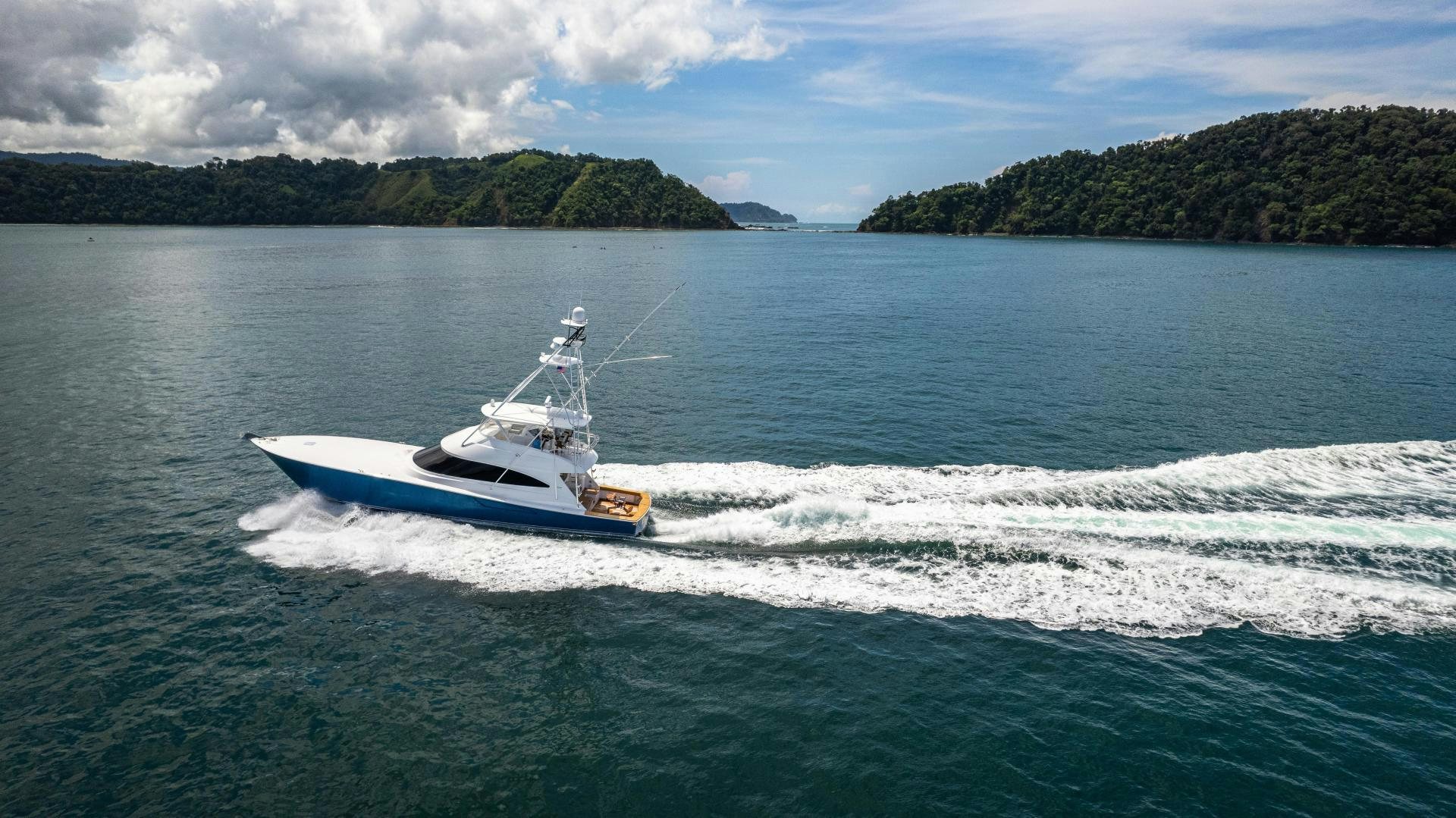 a boat on the water aboard EL LOBO Yacht for Sale