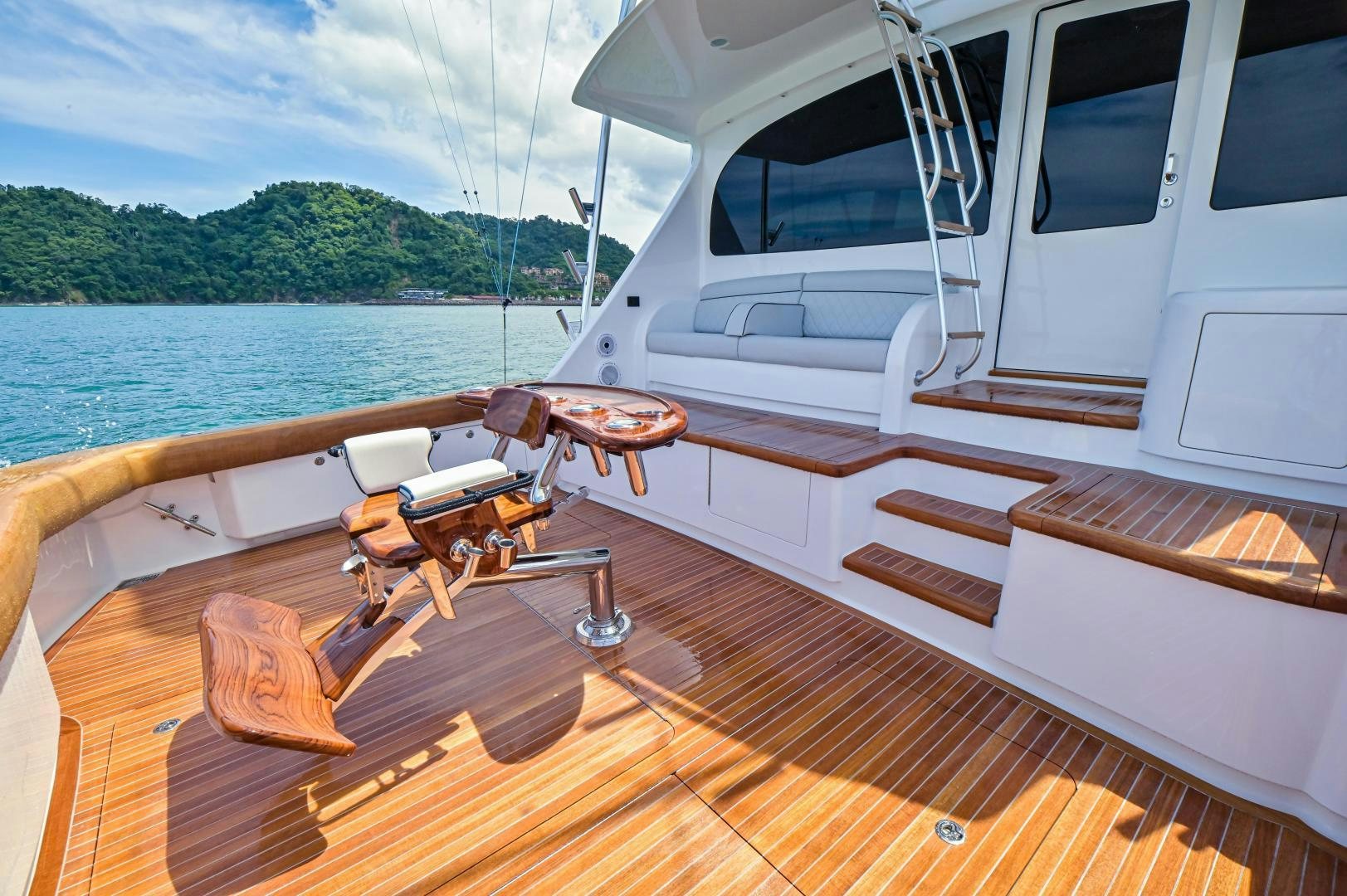 a boat on the water aboard EL LOBO Yacht for Sale