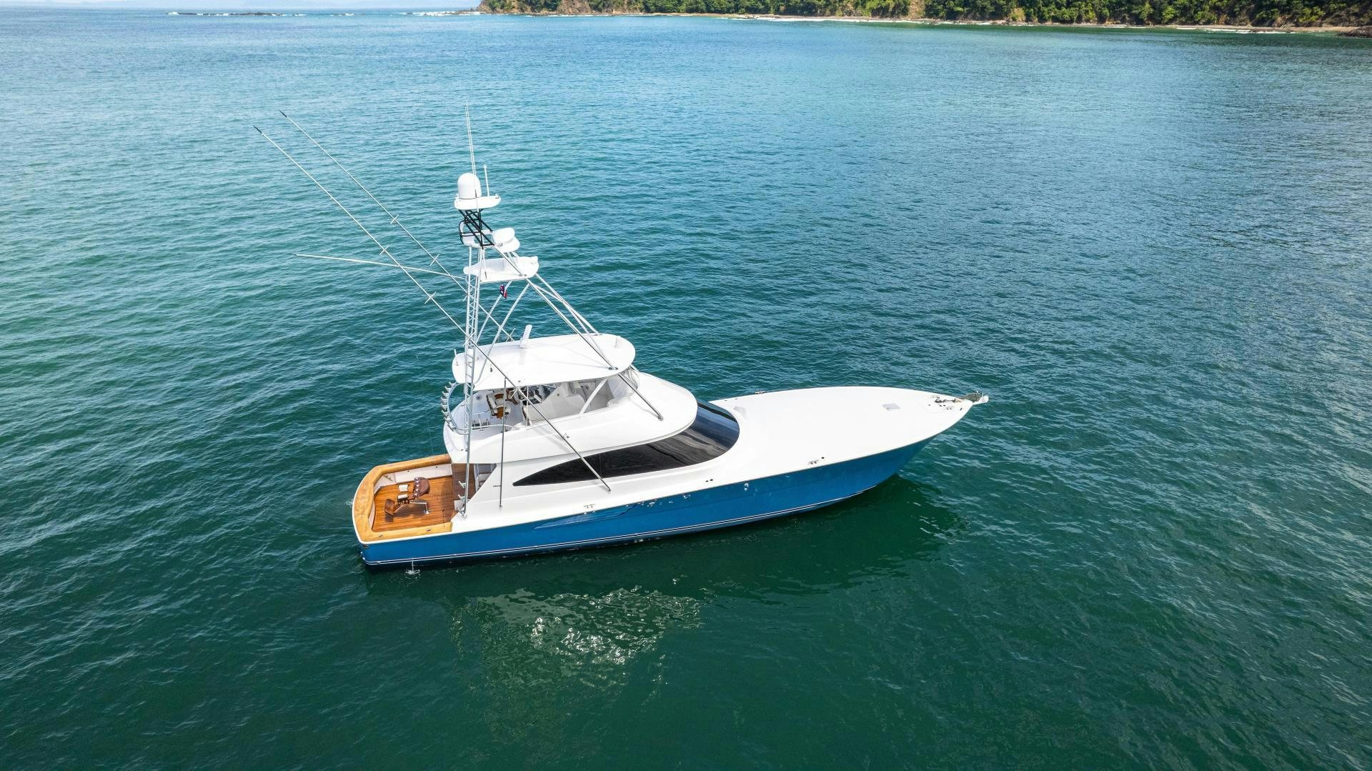 a boat in the water aboard EL LOBO Yacht for Sale