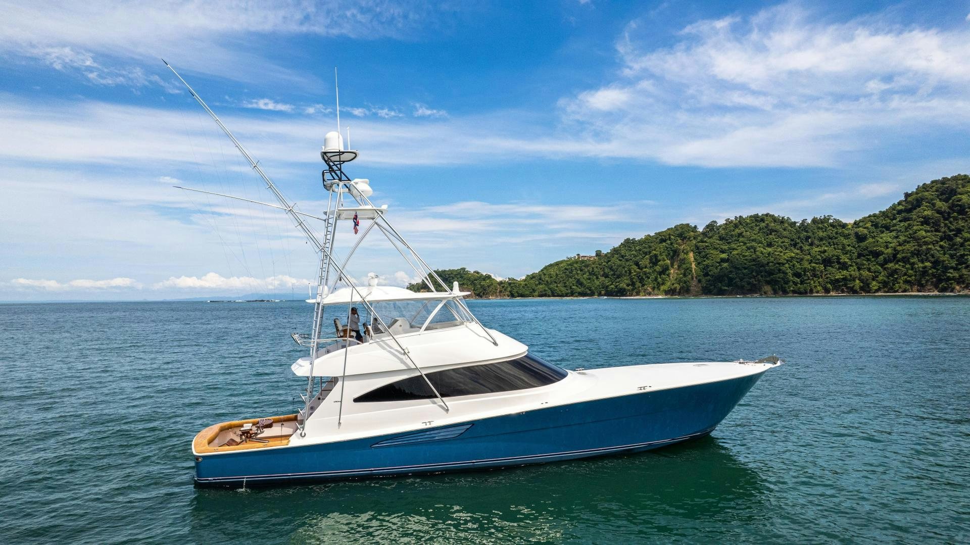 a boat on the water aboard EL LOBO Yacht for Sale