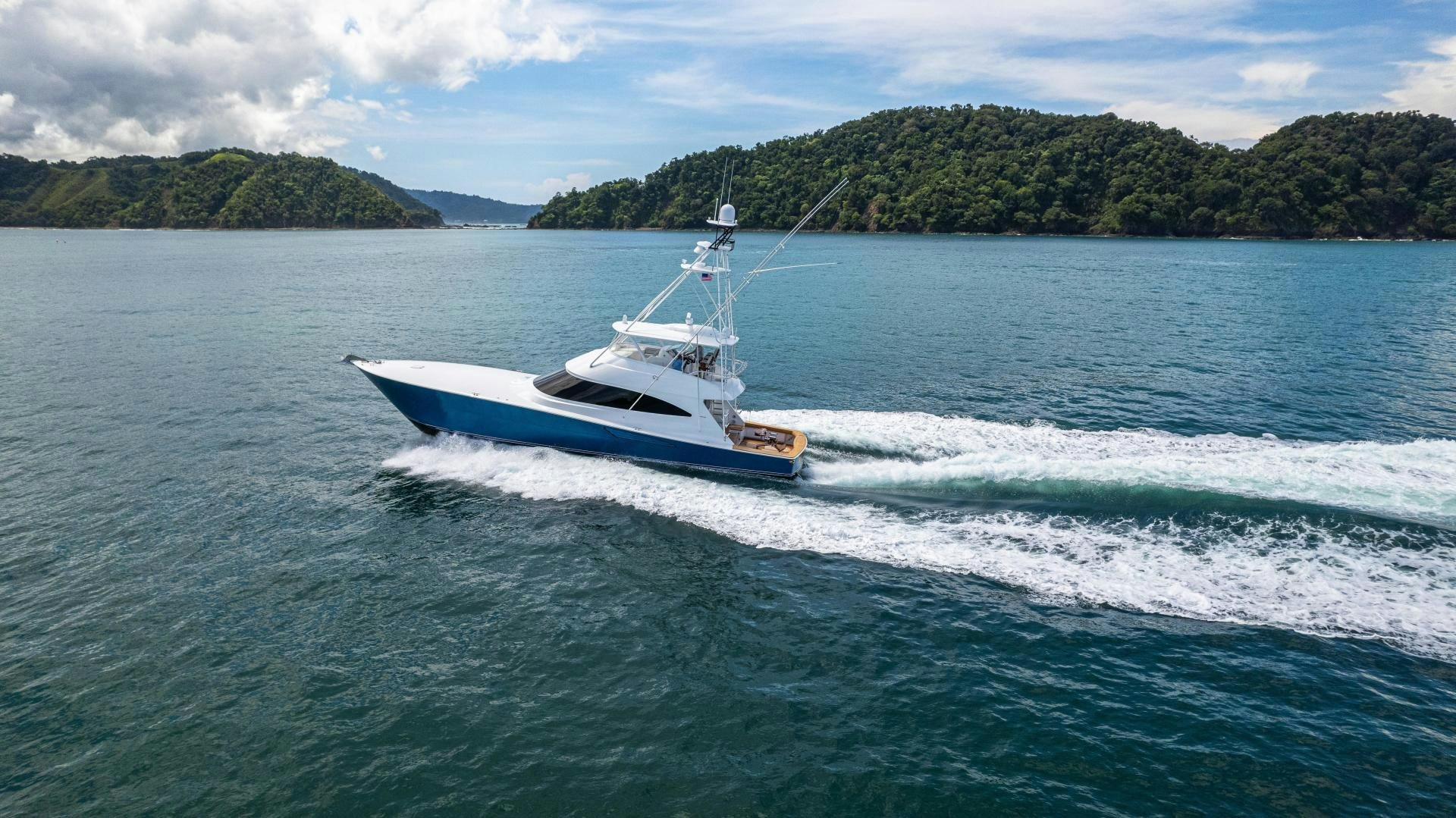 a boat on the water aboard EL LOBO Yacht for Sale