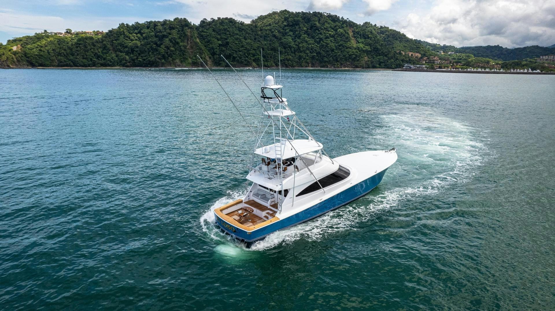 a boat on the water aboard EL LOBO Yacht for Sale