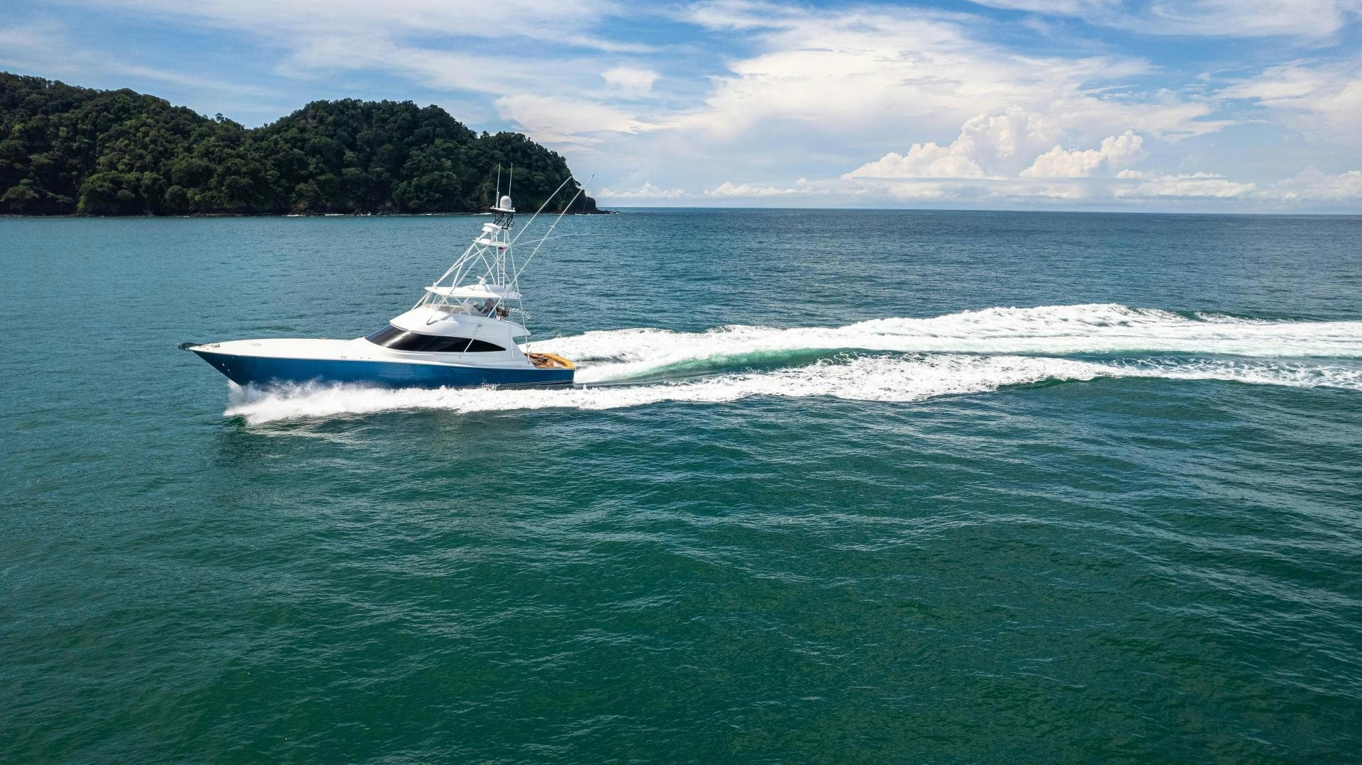a boat on the water aboard EL LOBO Yacht for Sale