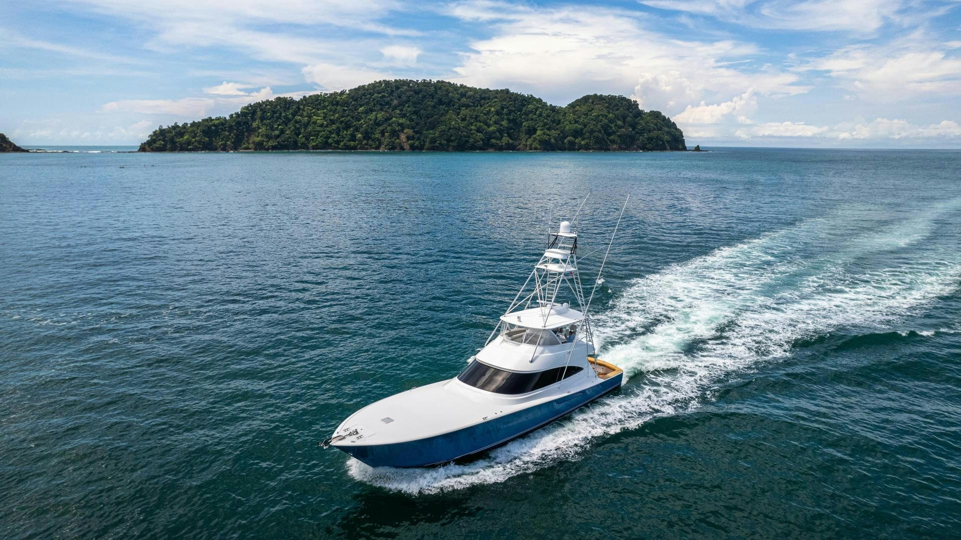 a boat on the water aboard EL LOBO Yacht for Sale