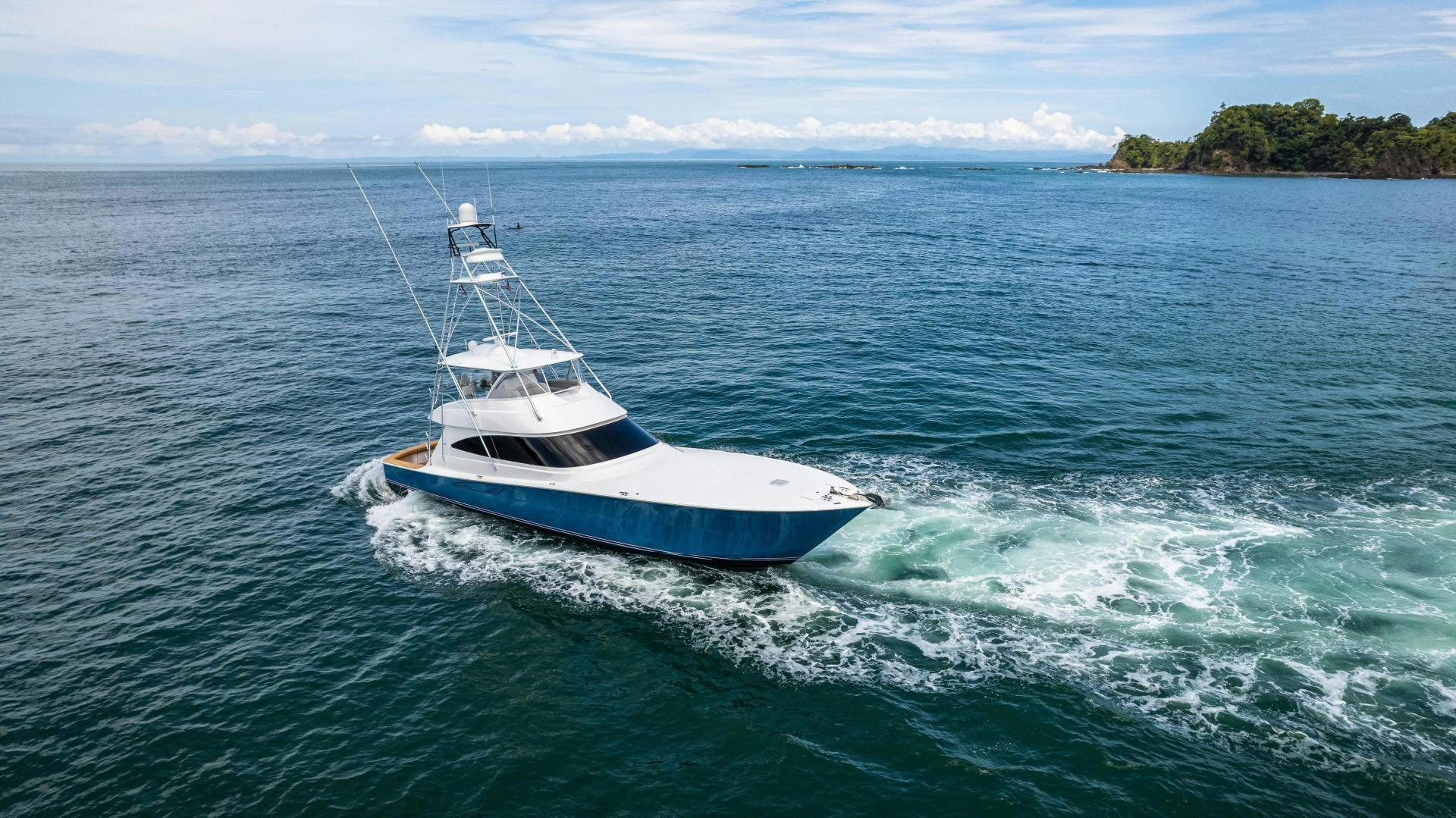 a boat on the water aboard EL LOBO Yacht for Sale