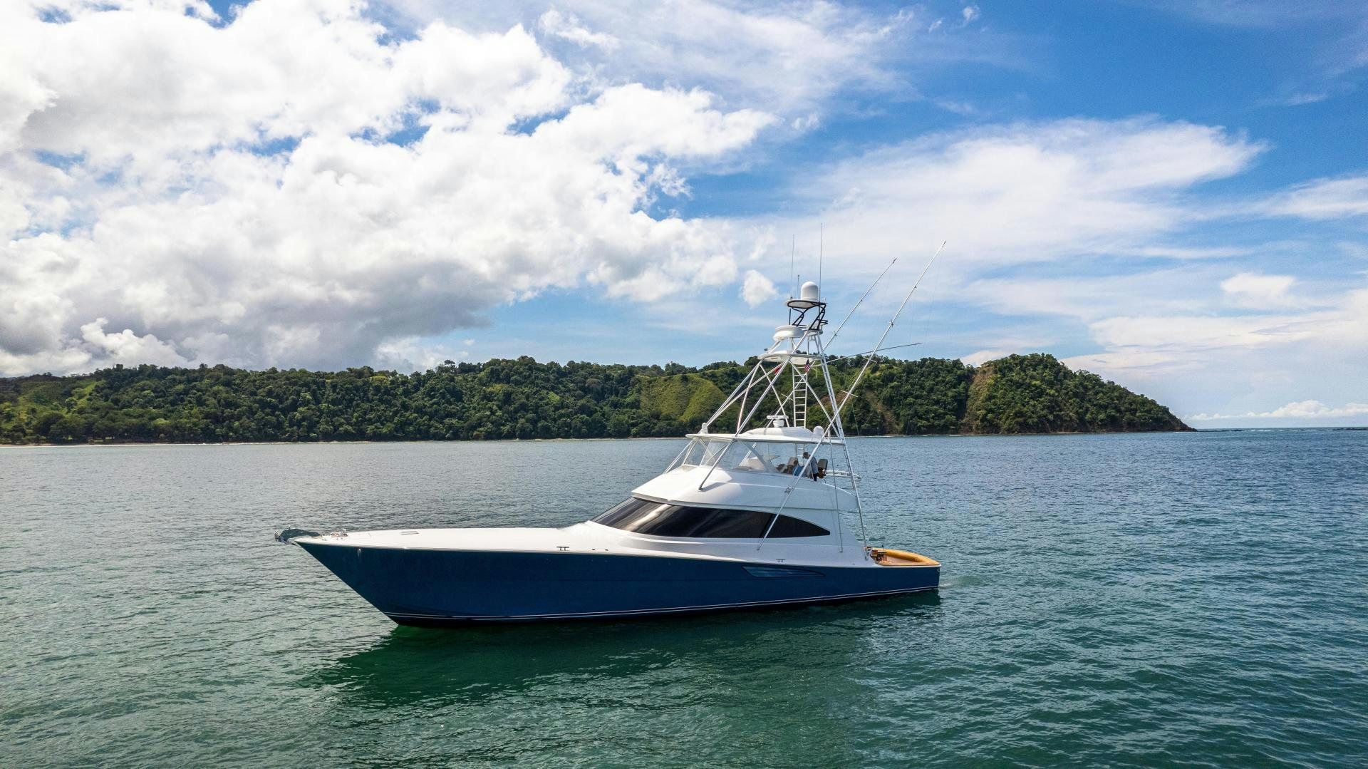 a boat in the water aboard EL LOBO Yacht for Sale