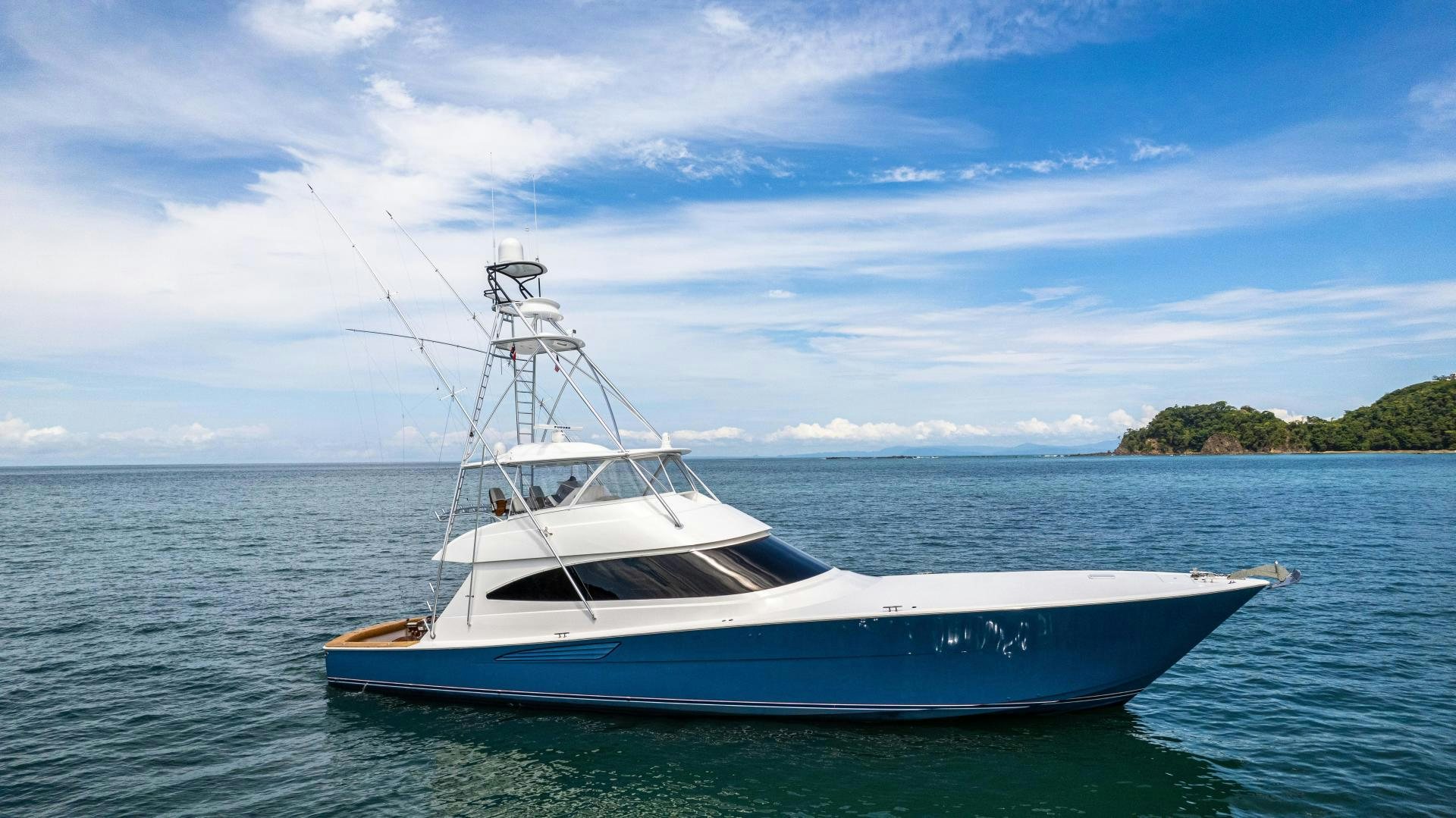 a boat on the water aboard EL LOBO Yacht for Sale