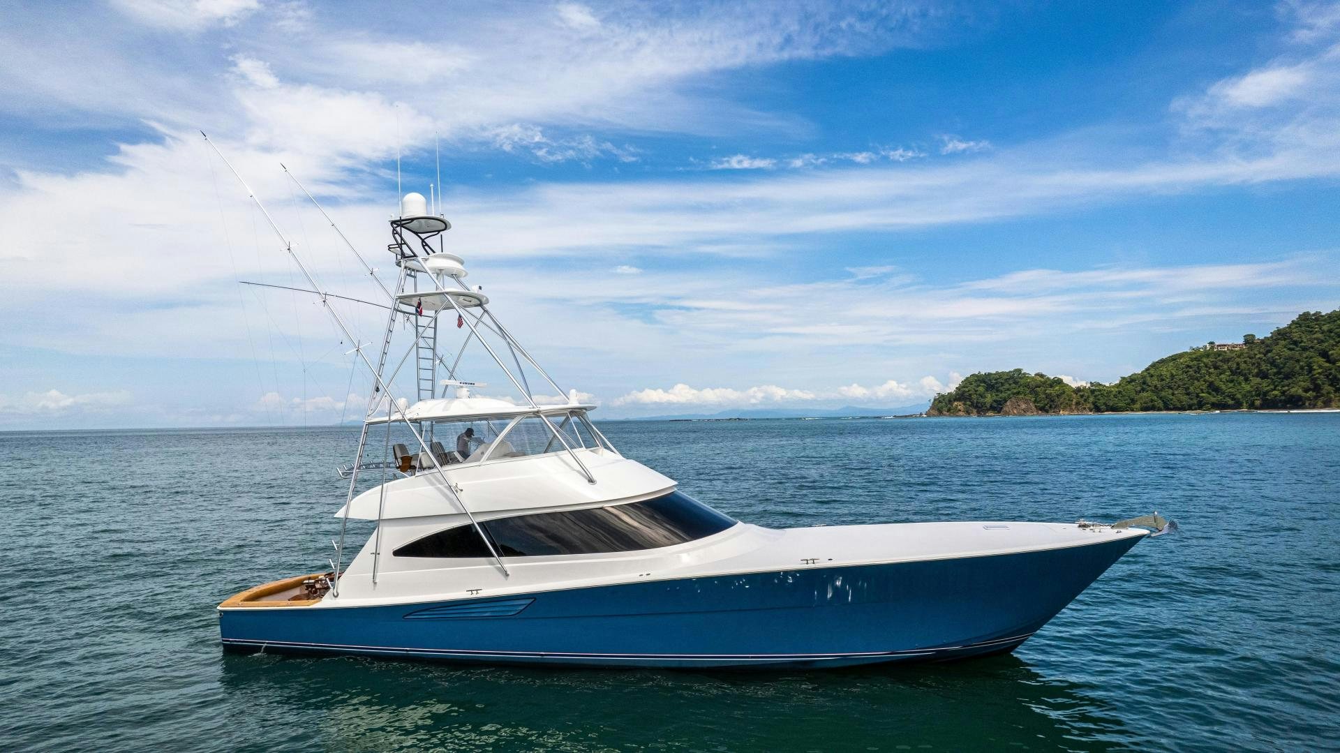 a boat on the water aboard EL LOBO Yacht for Sale