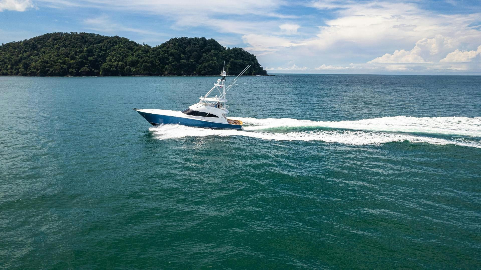 a boat on the water aboard EL LOBO Yacht for Sale