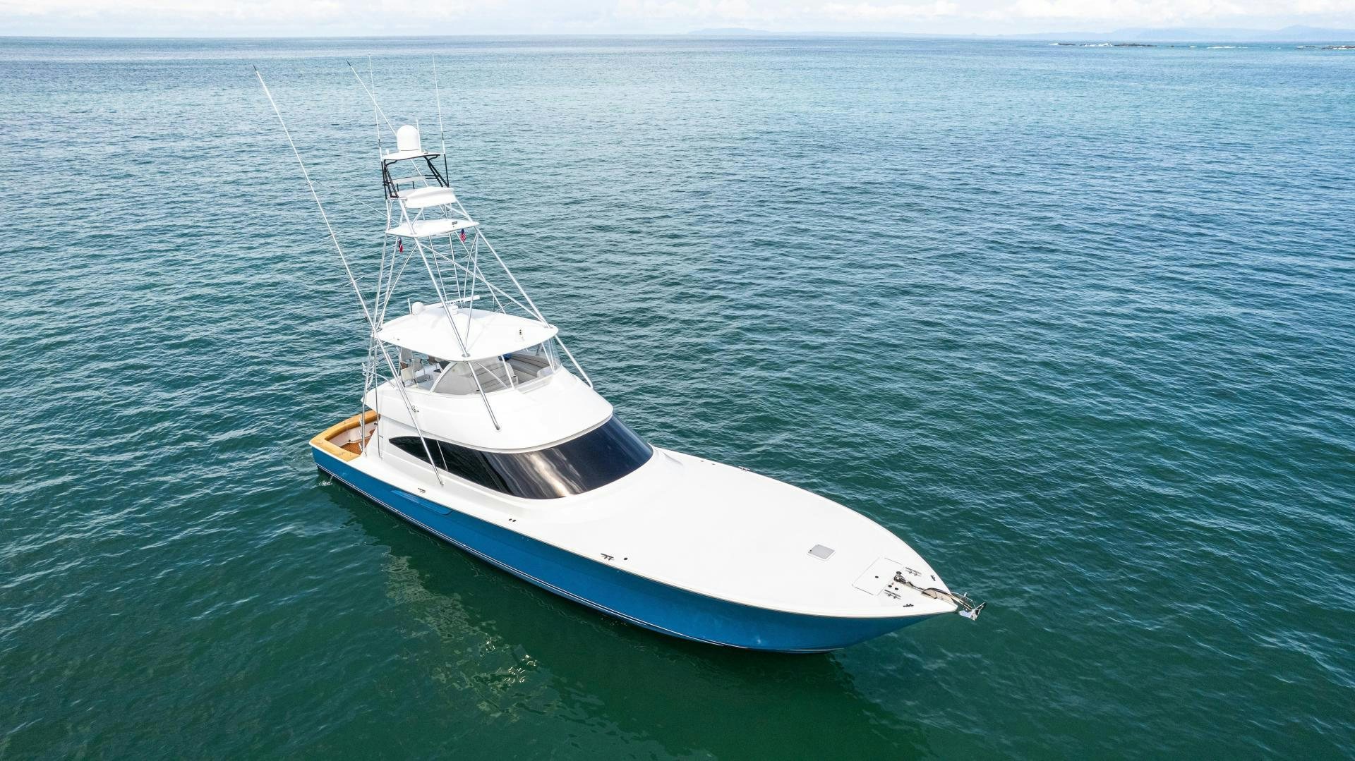 a boat in the water aboard EL LOBO Yacht for Sale