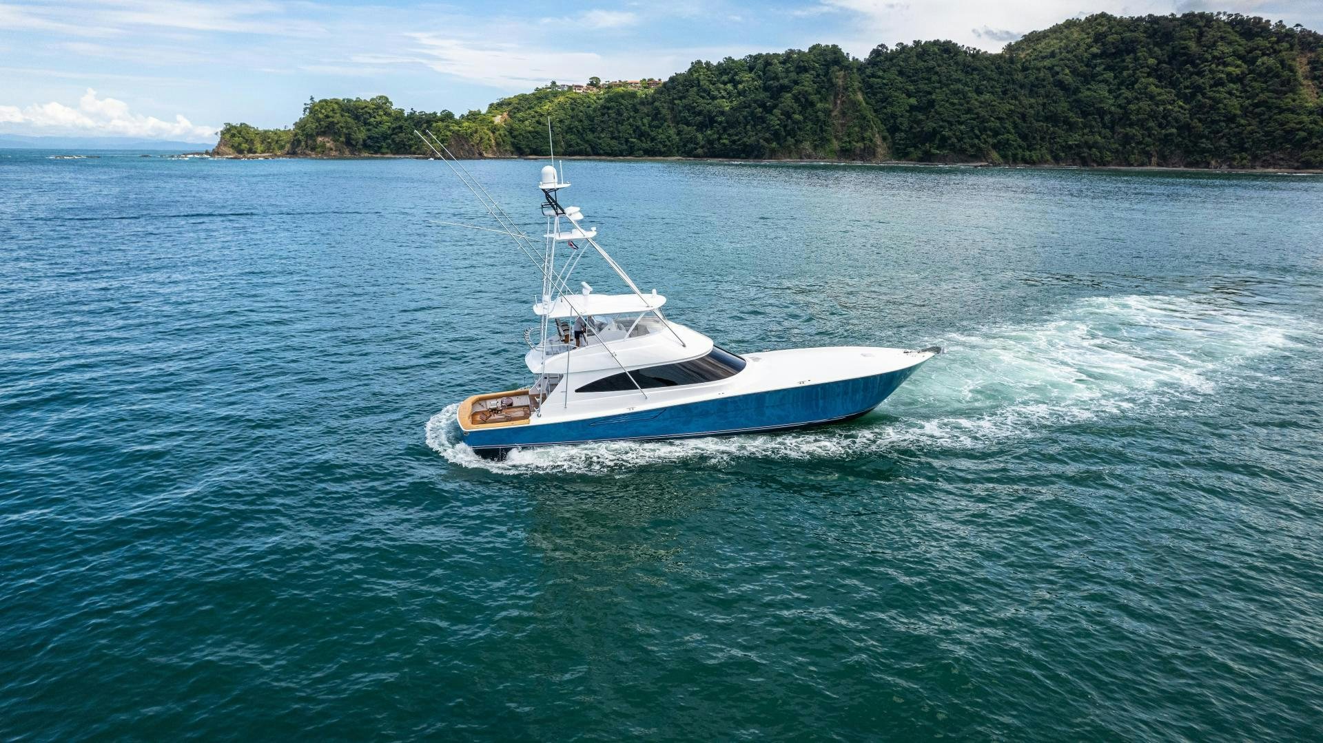a boat on the water aboard EL LOBO Yacht for Sale