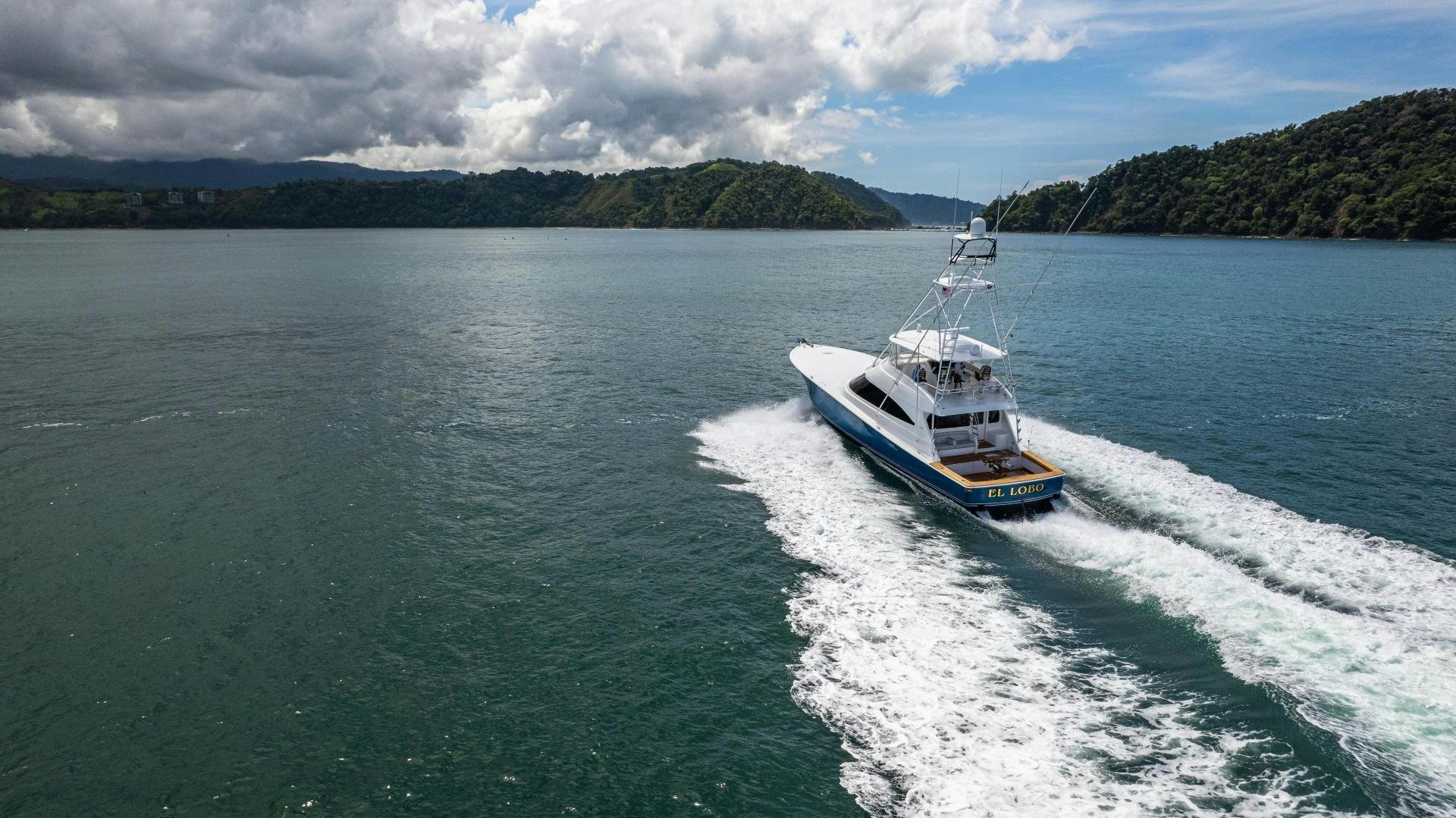 a boat on the water aboard EL LOBO Yacht for Sale