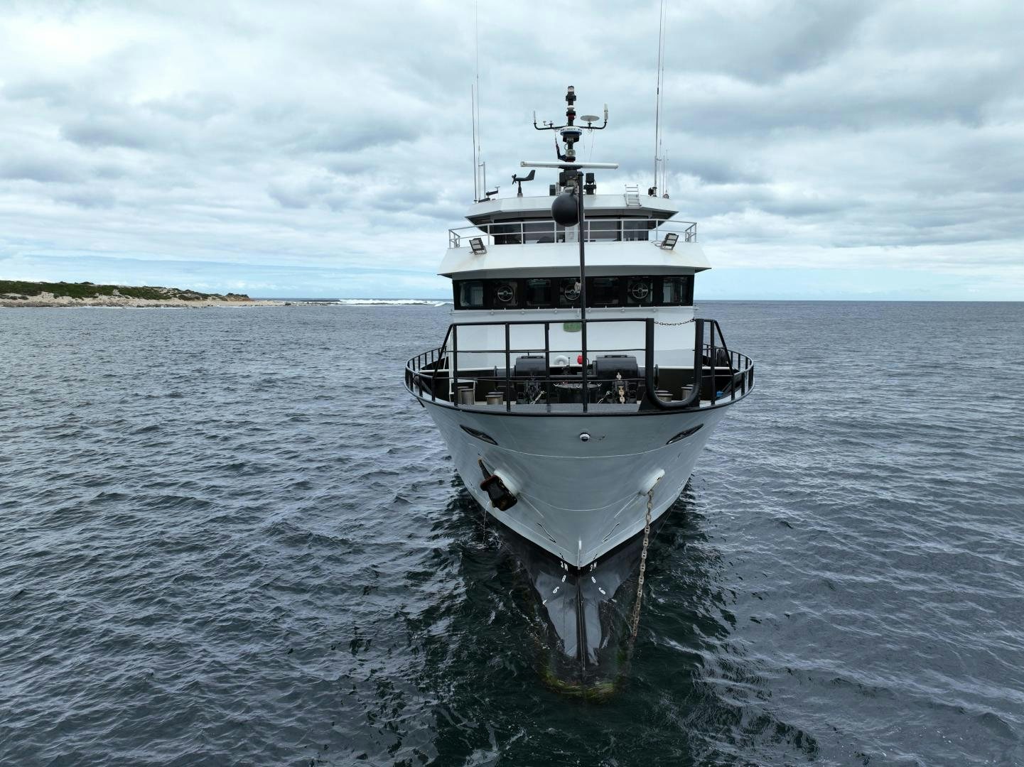 a boat in the water aboard SOUTHERN CROSS Yacht for Charter