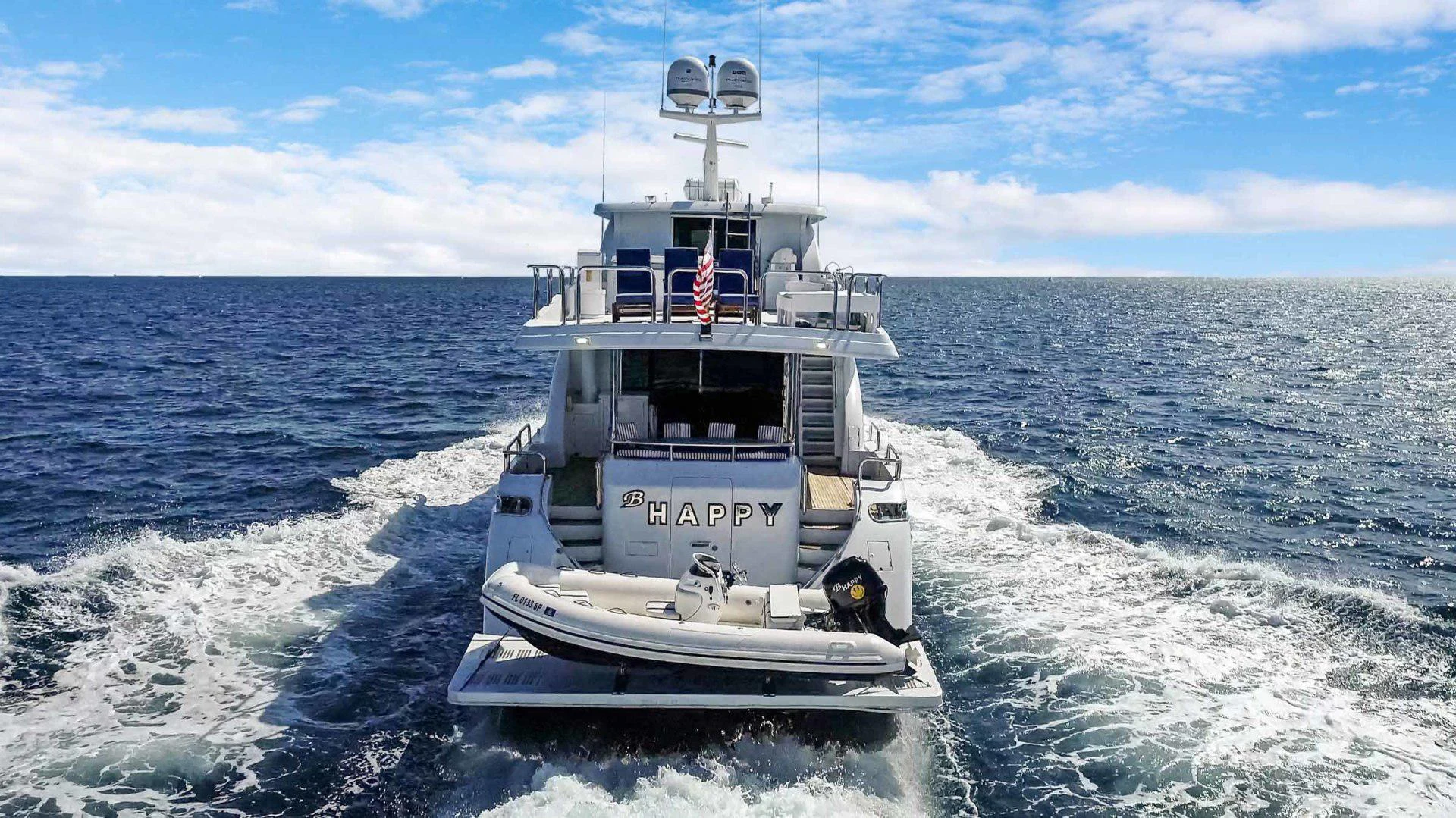 a boat on the water aboard B HAPPY Yacht for Sale