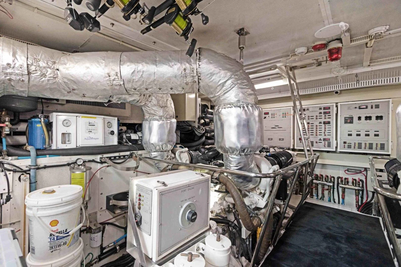 a room with machinery and equipment aboard B HAPPY Yacht for Sale
