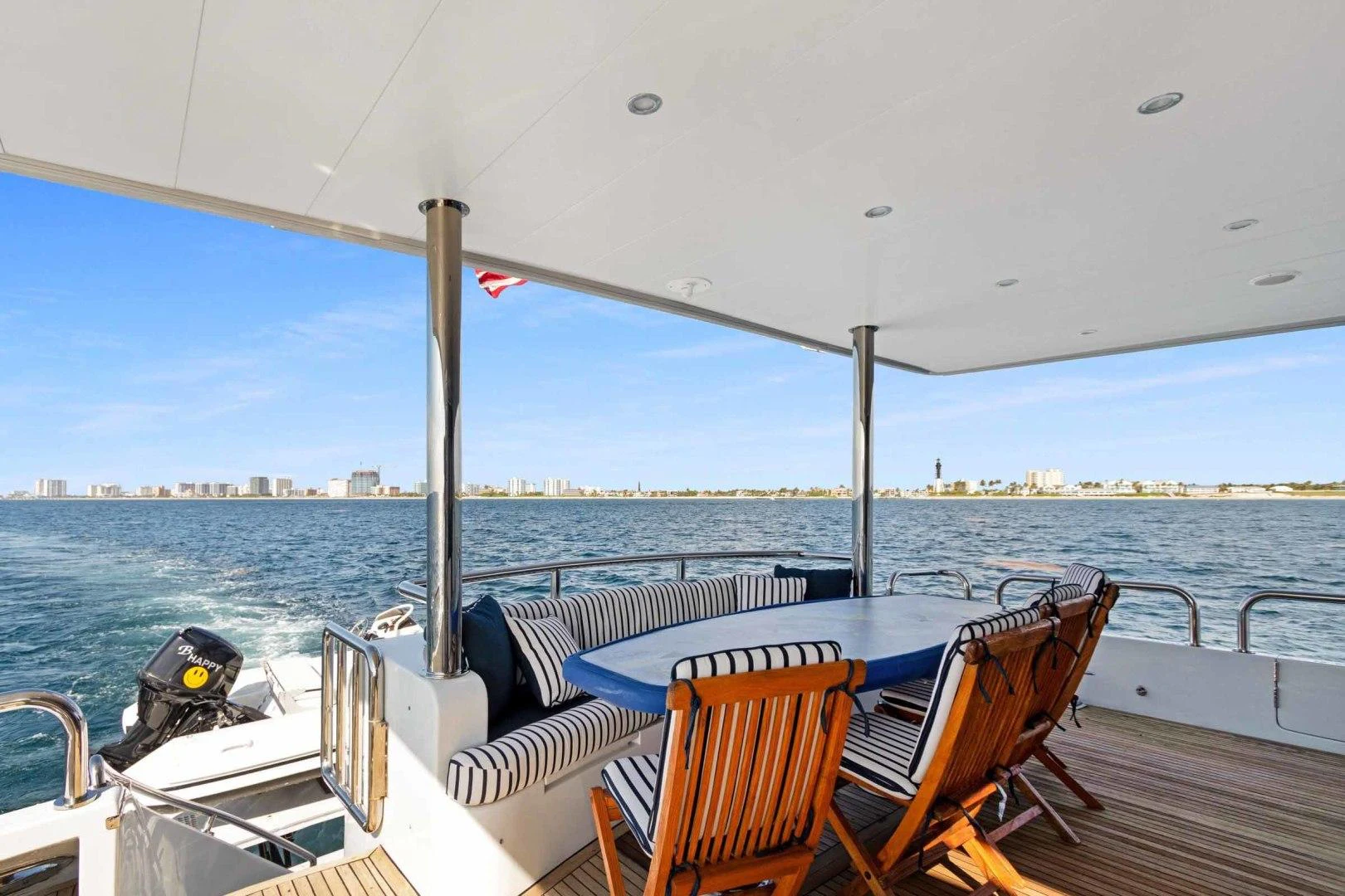a boat on the water aboard B HAPPY Yacht for Sale