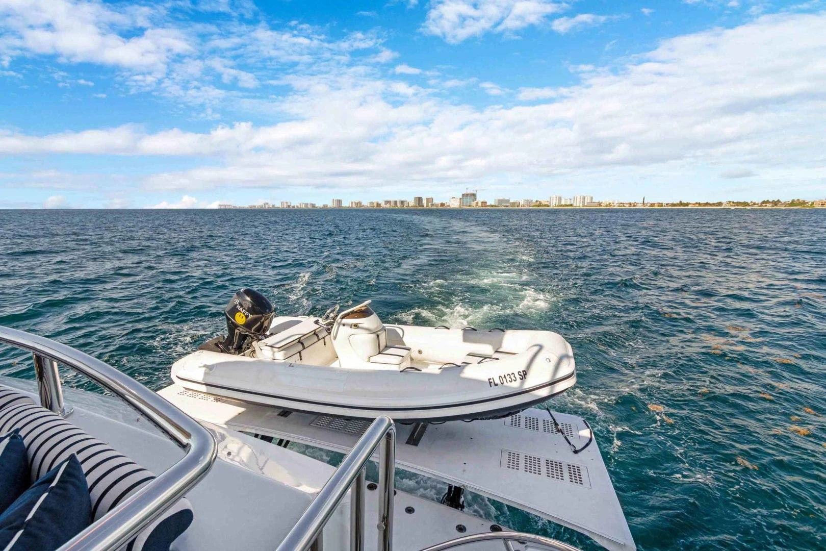 a boat on the water aboard B HAPPY Yacht for Sale