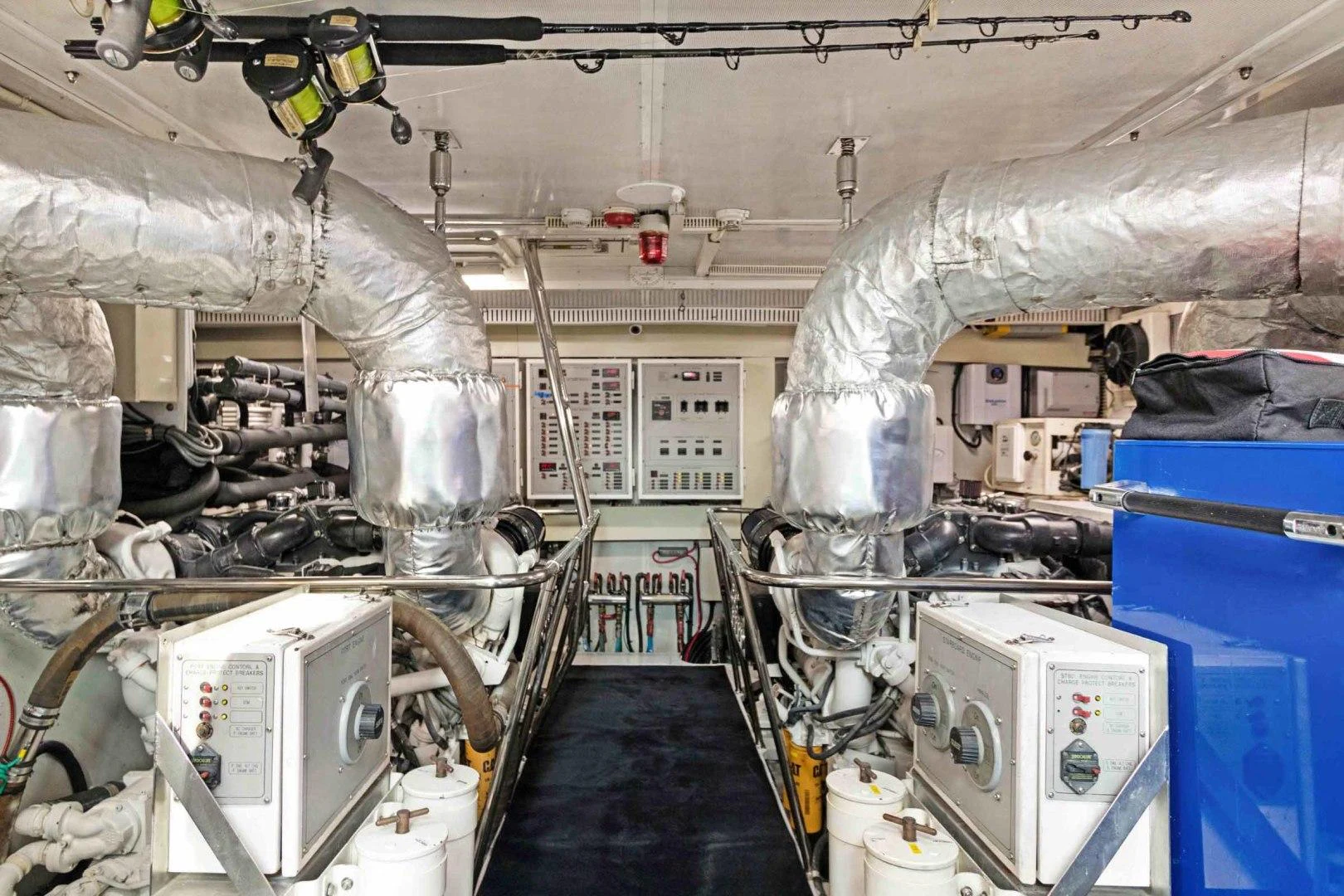 a room with machinery and equipment aboard B HAPPY Yacht for Sale