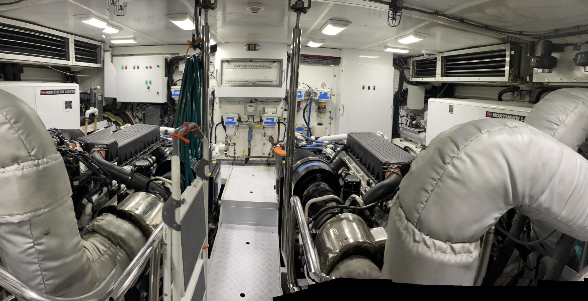 a room with equipment and equipment aboard STEPHANIE Yacht for Sale