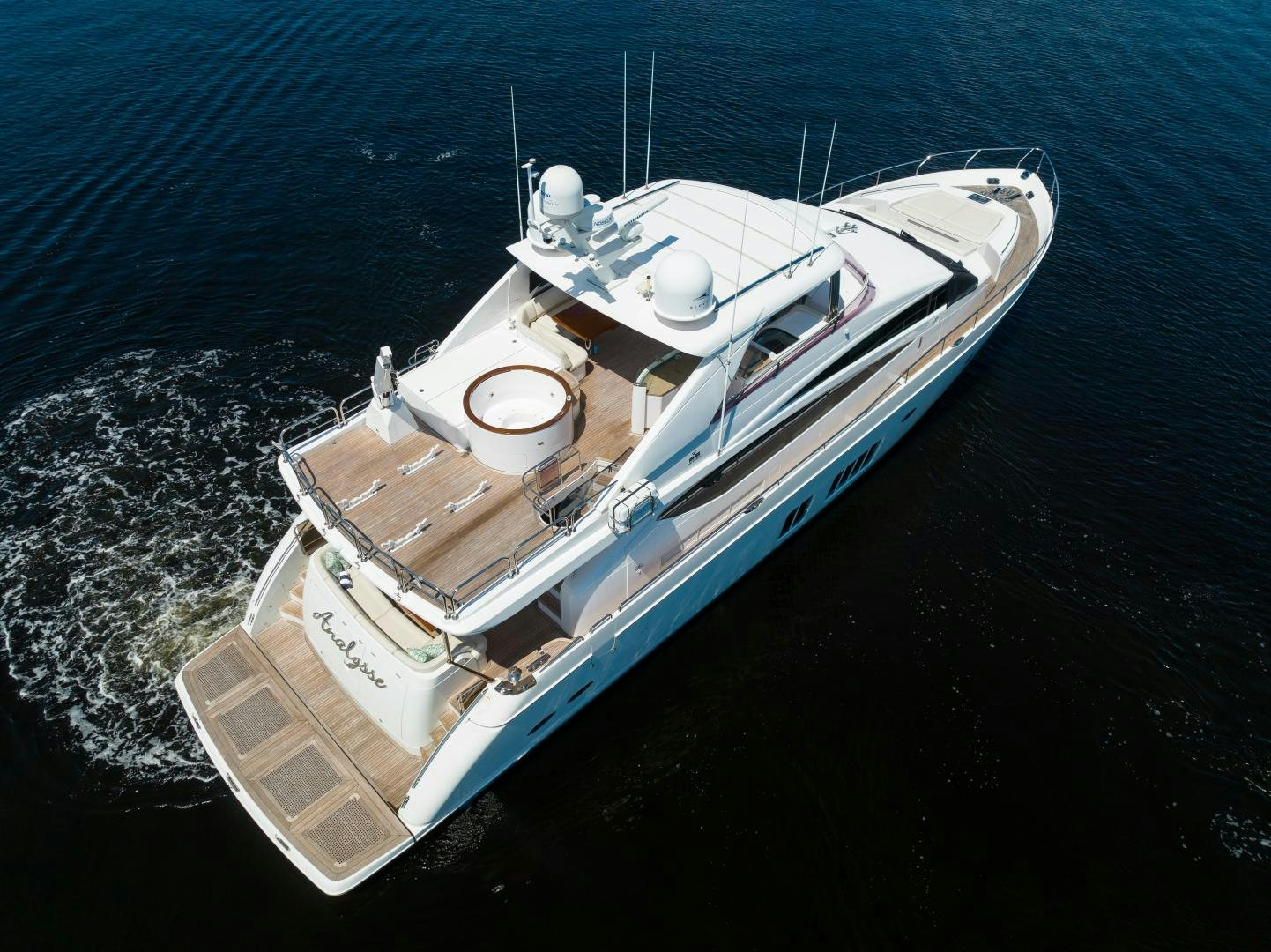 a boat on the water aboard STEPHANIE Yacht for Sale