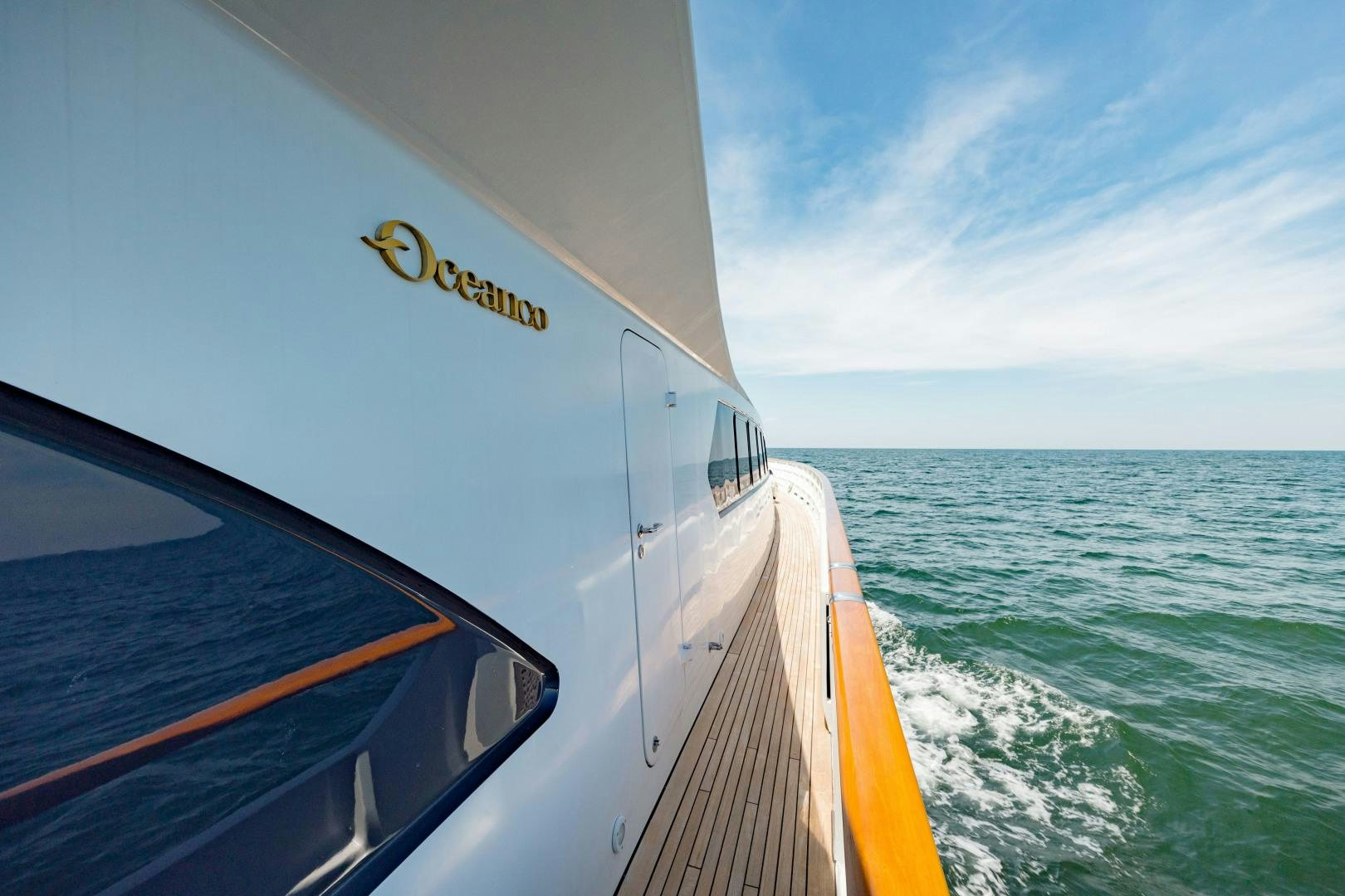 a boat on the water aboard CAPRICE Yacht for Sale