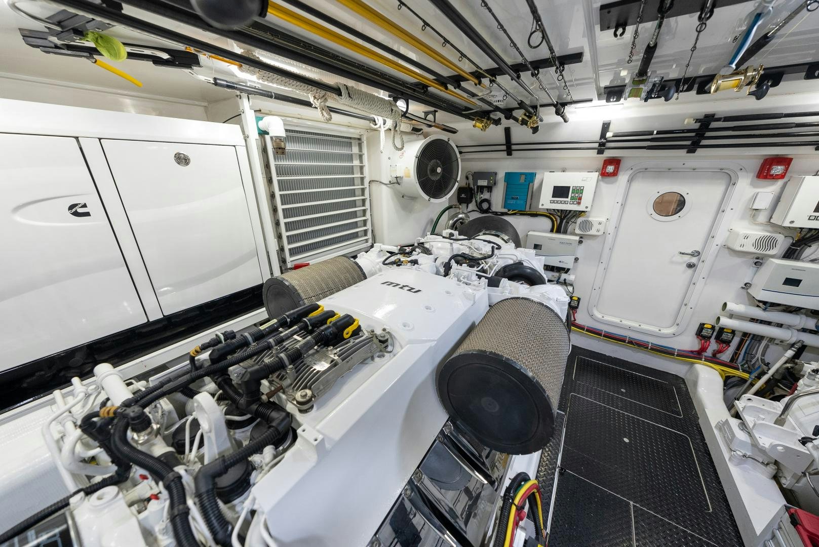 inside of a vehicle aboard SIR' REEL Yacht for Sale