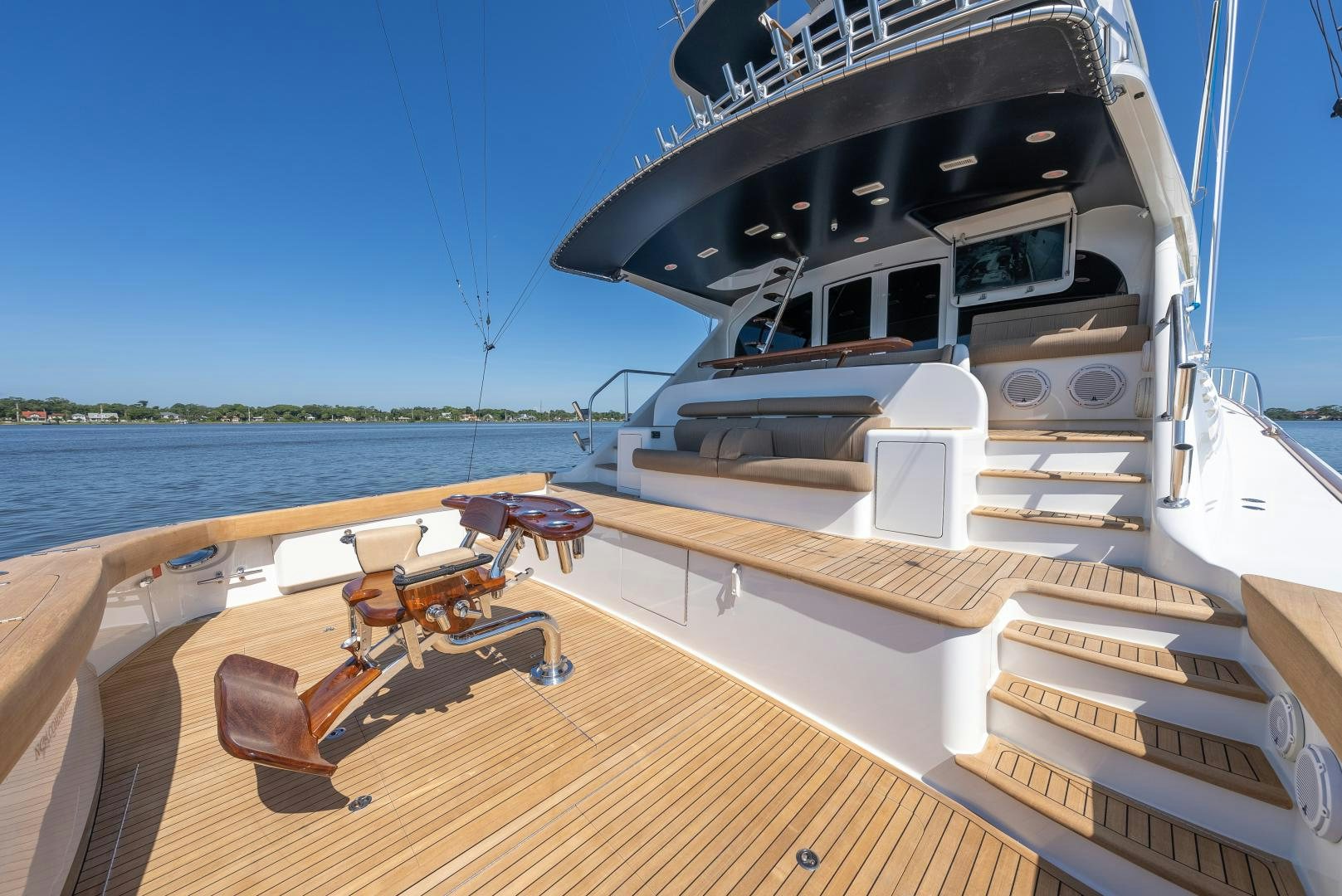a boat on the water aboard SIR' REEL Yacht for Sale