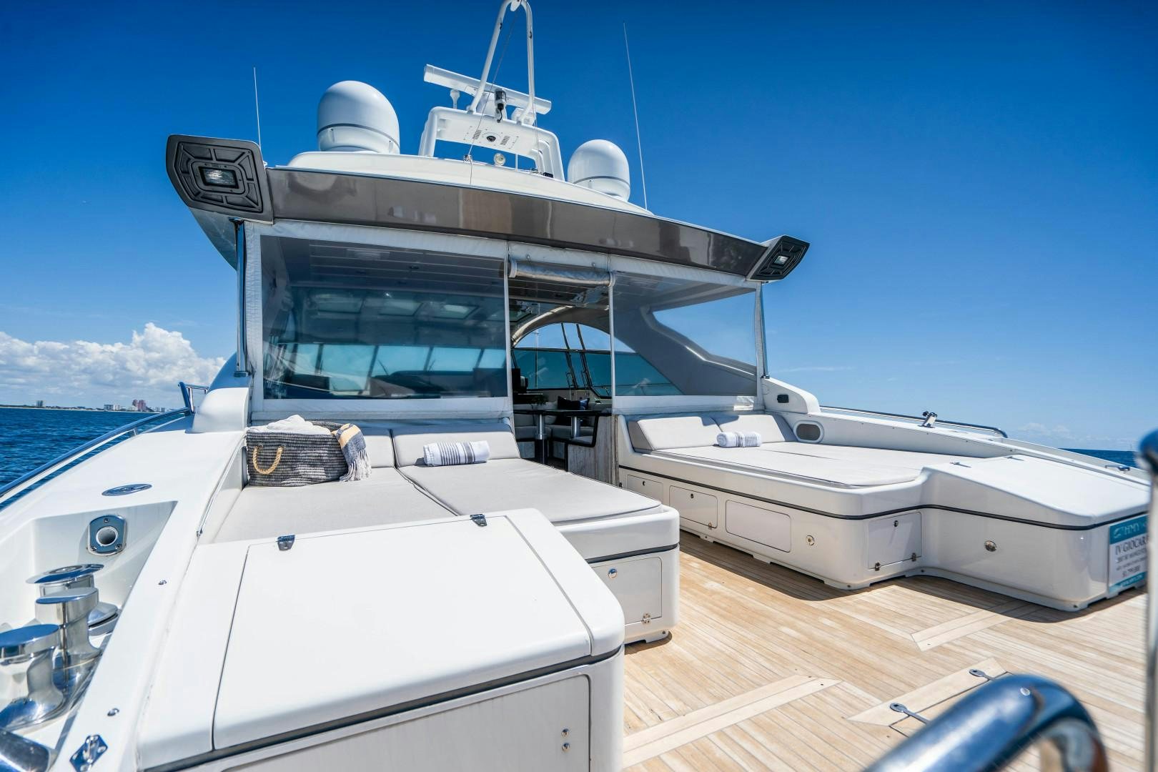 a boat on the water aboard IV GIOCARE Yacht for Sale