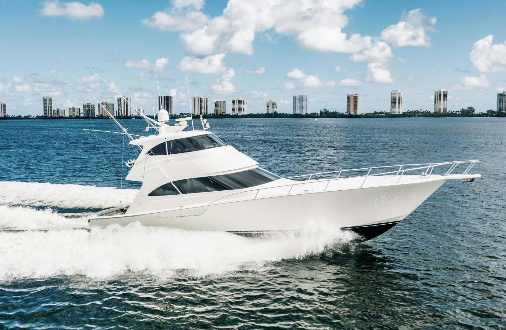 a white yacht in the water aboard SUNSHINE Yacht for Sale