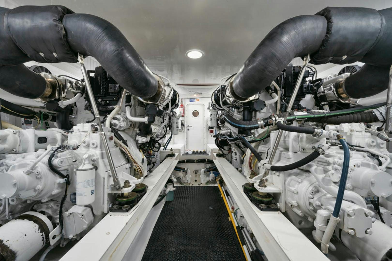 a machine with a large metal pipe aboard SUNSHINE Yacht for Sale