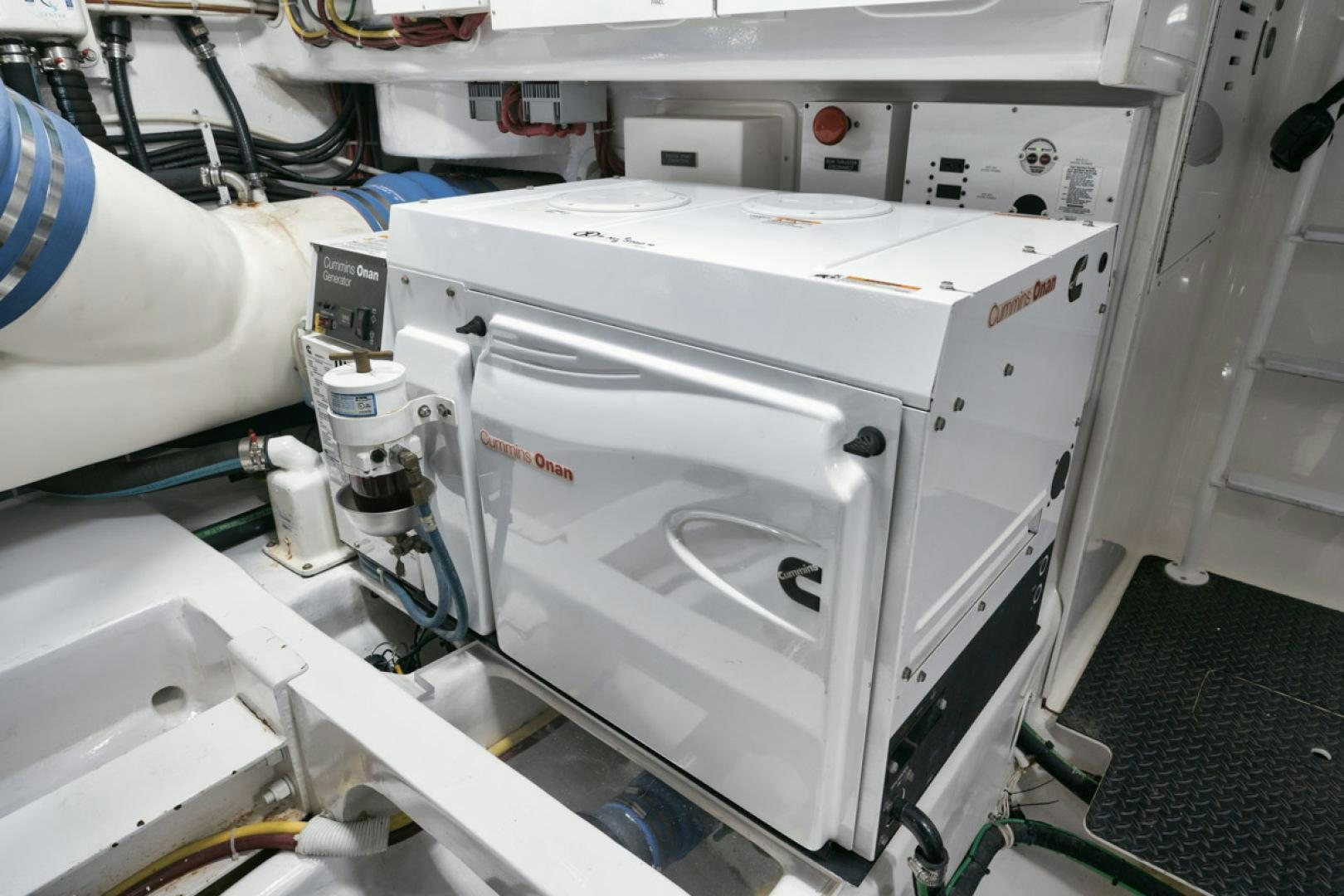 a white machine with a black cap aboard SUNSHINE Yacht for Sale