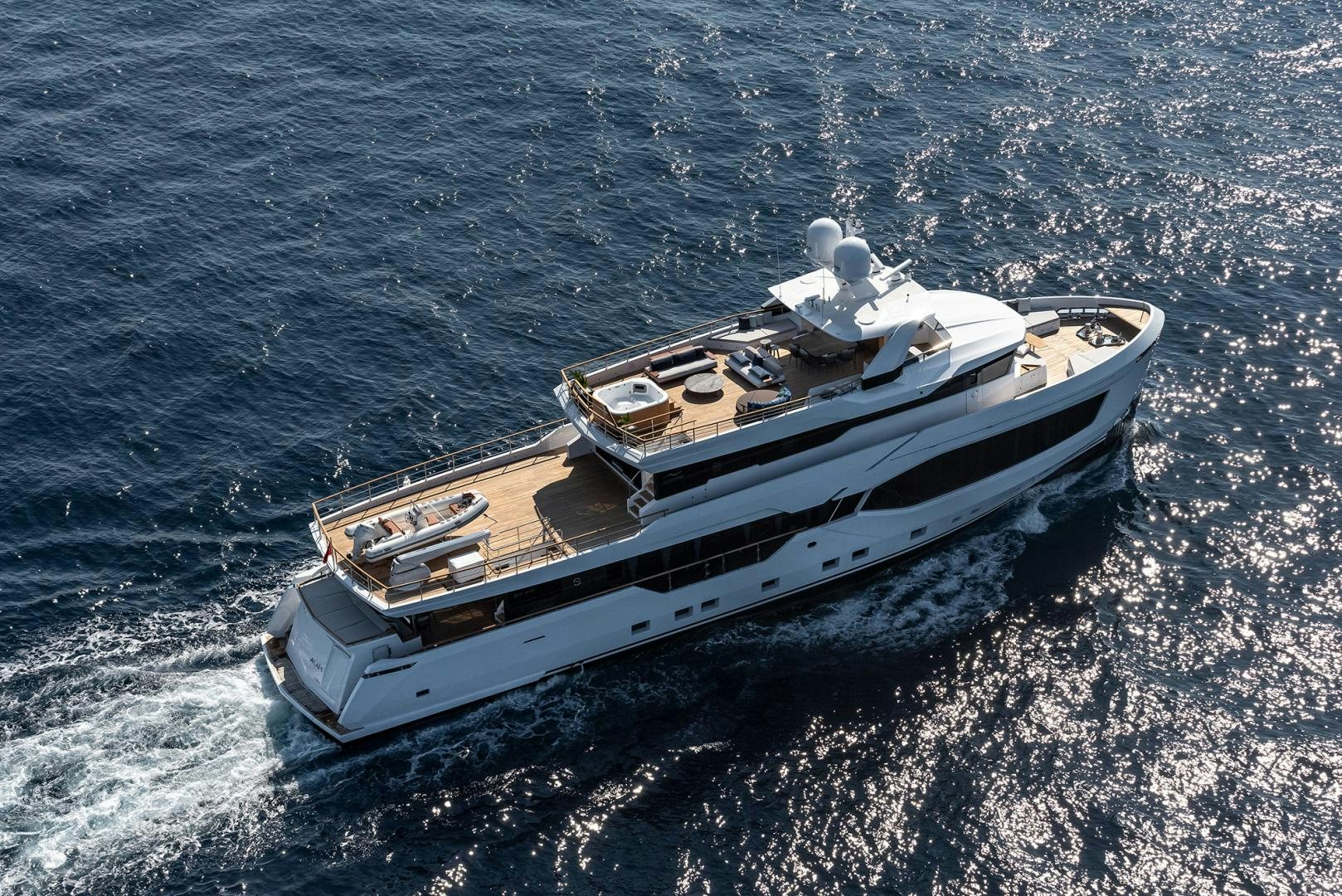 a boat in the water aboard NUMARINE 37XP Yacht for Sale