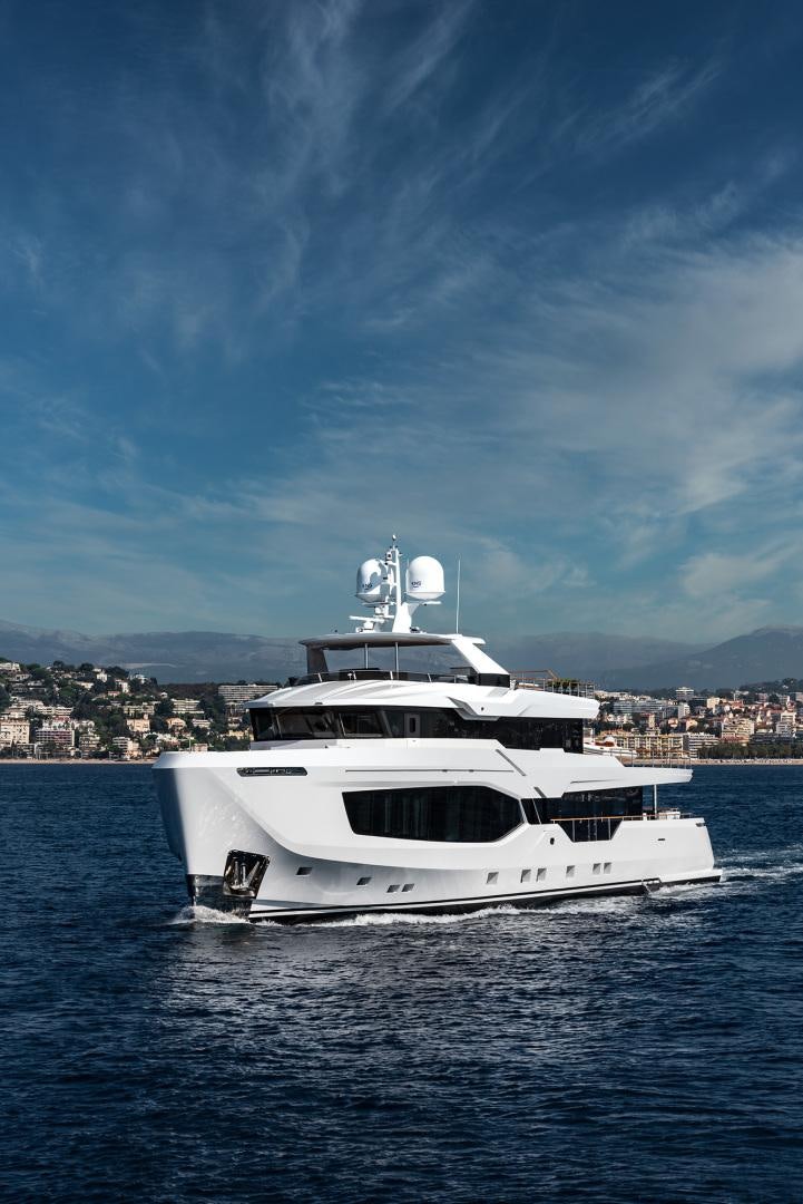 a boat on the water aboard NUMARINE 37XP Yacht for Sale