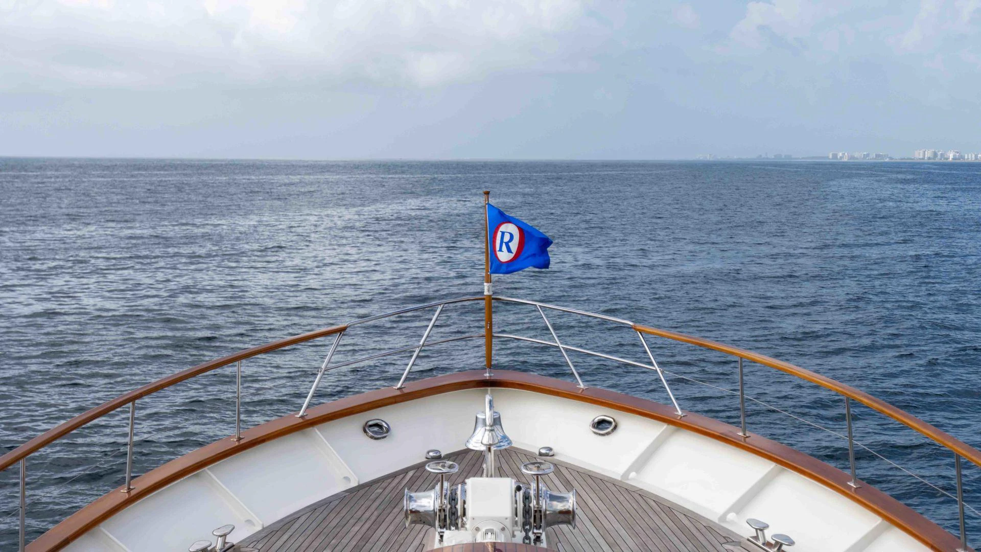 a boat on the water aboard NEREUS Yacht for Sale