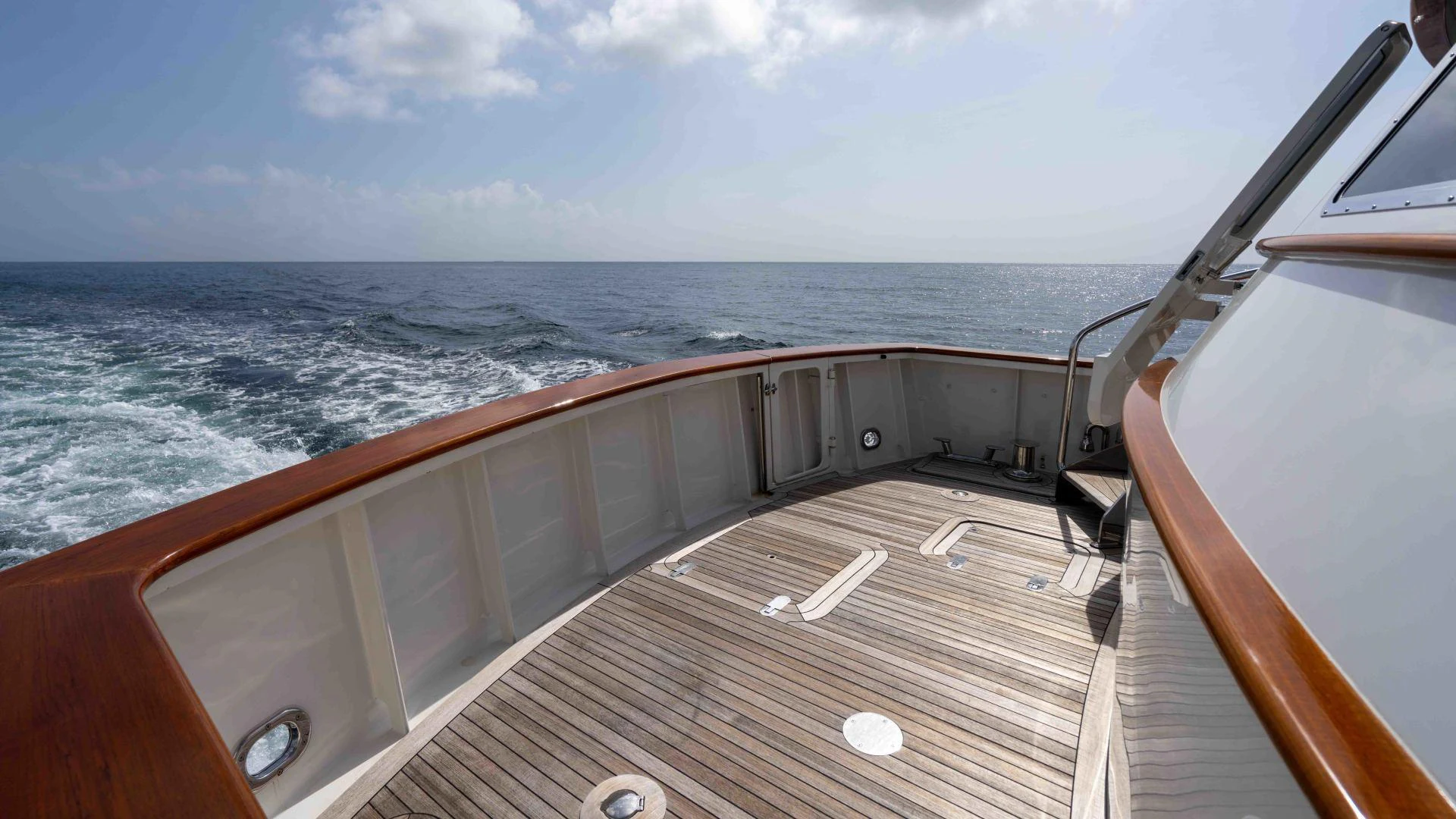 a boat on the water aboard NEREUS Yacht for Sale