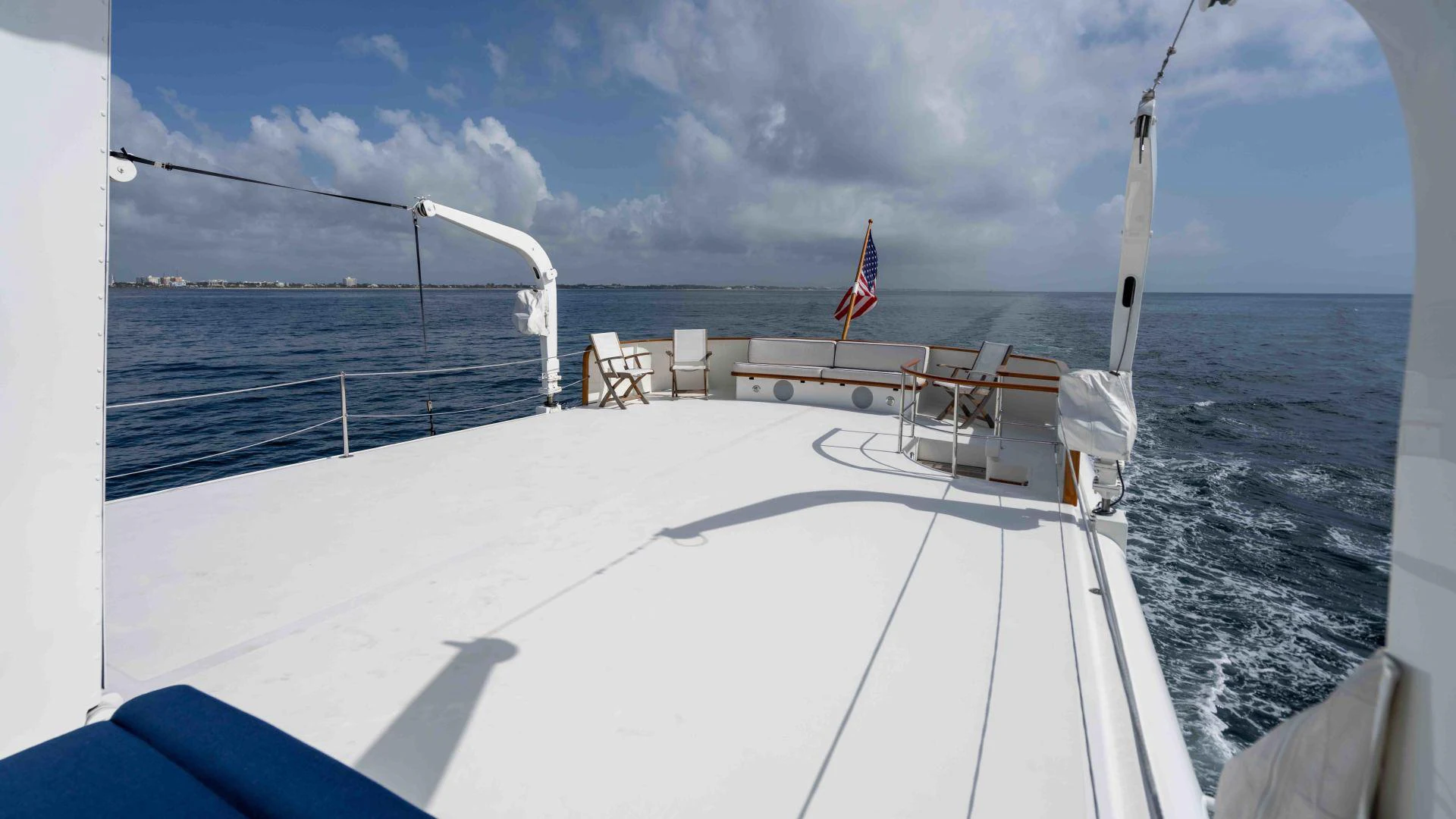 a boat on the water aboard NEREUS Yacht for Sale