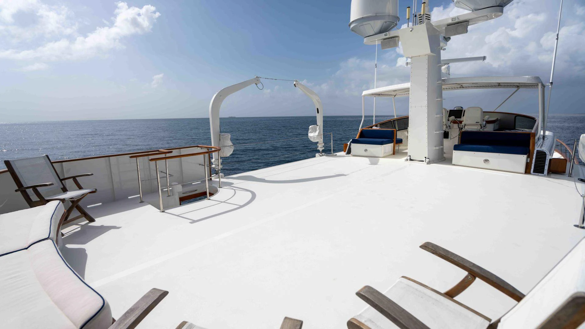 a boat on the water aboard NEREUS Yacht for Sale