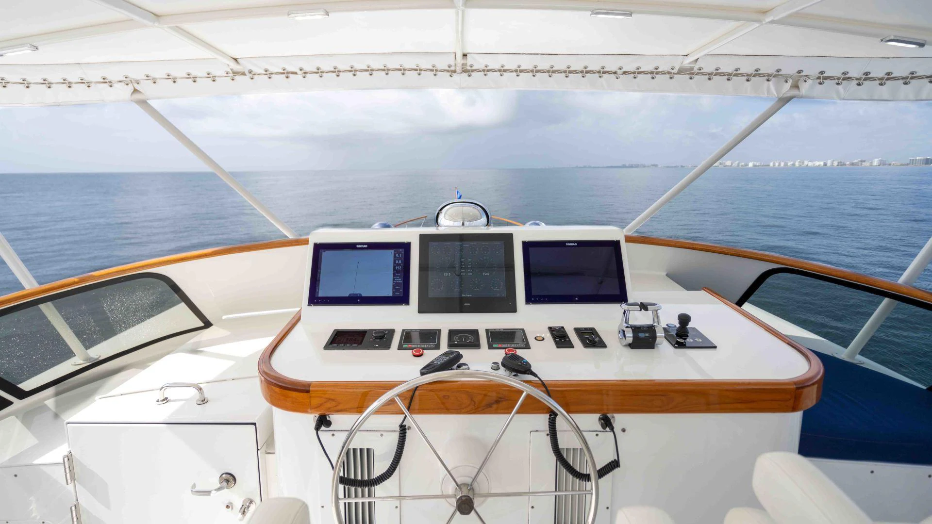 a boat on the water aboard NEREUS Yacht for Sale